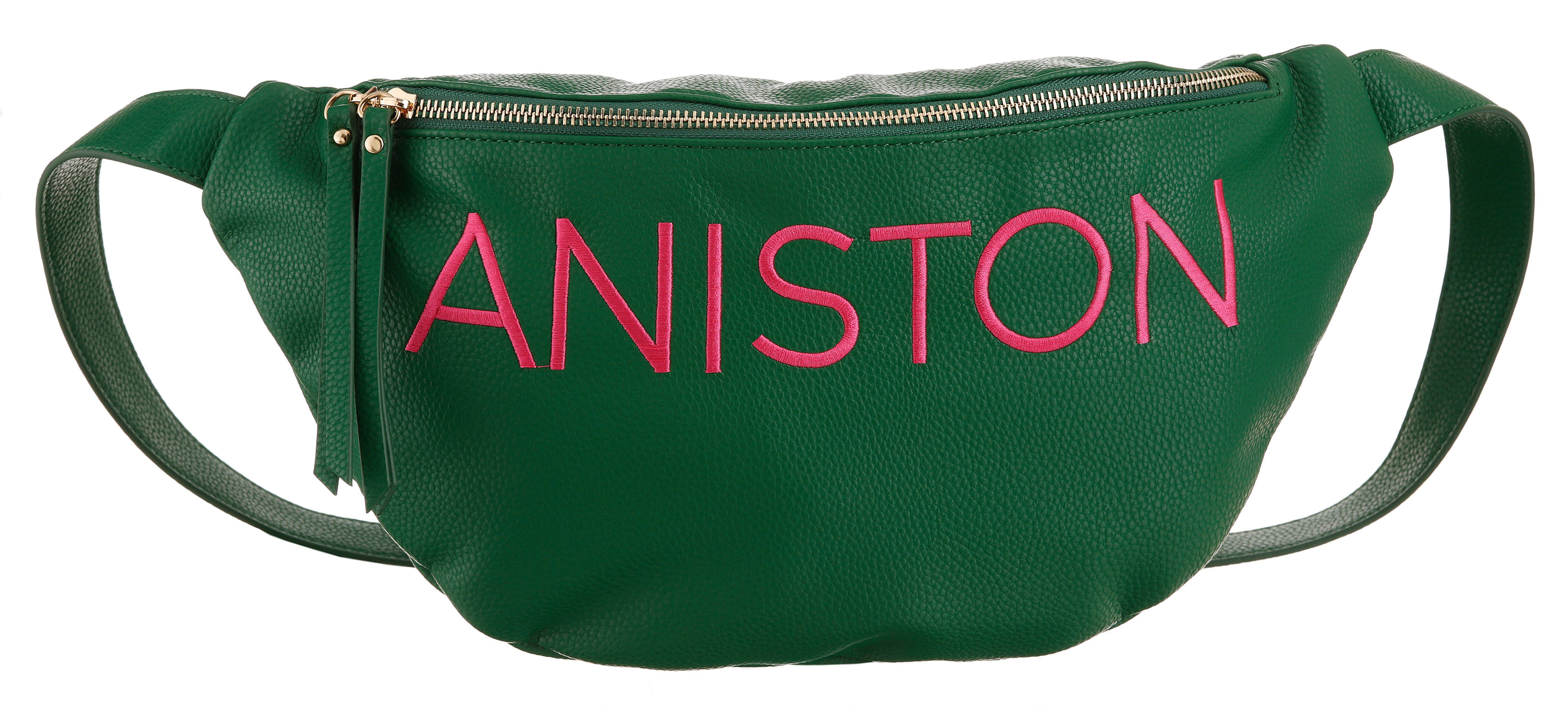 Aniston by BAUR Umhängetasche, mit gesticktem günstig online kaufen