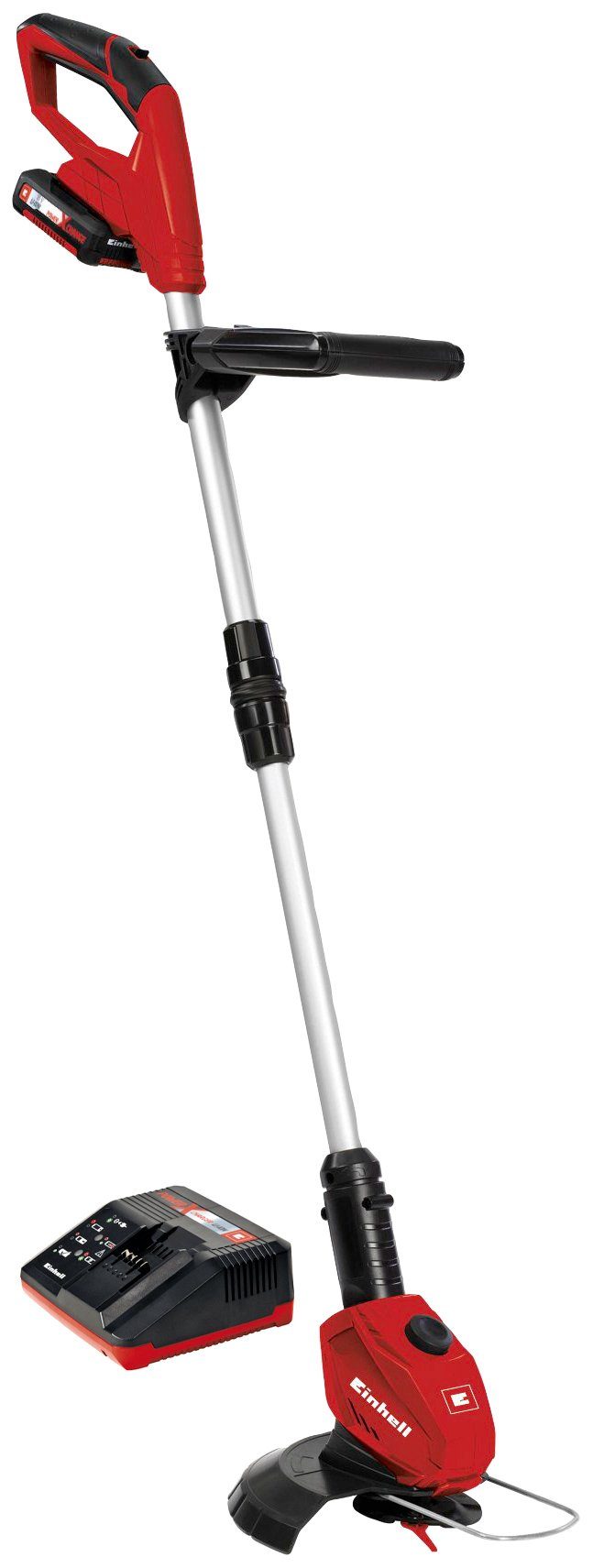 Einhell AkkuRasentrimmer GECT 18 Li Kit, 24 cm Arbeitsbreite Messer