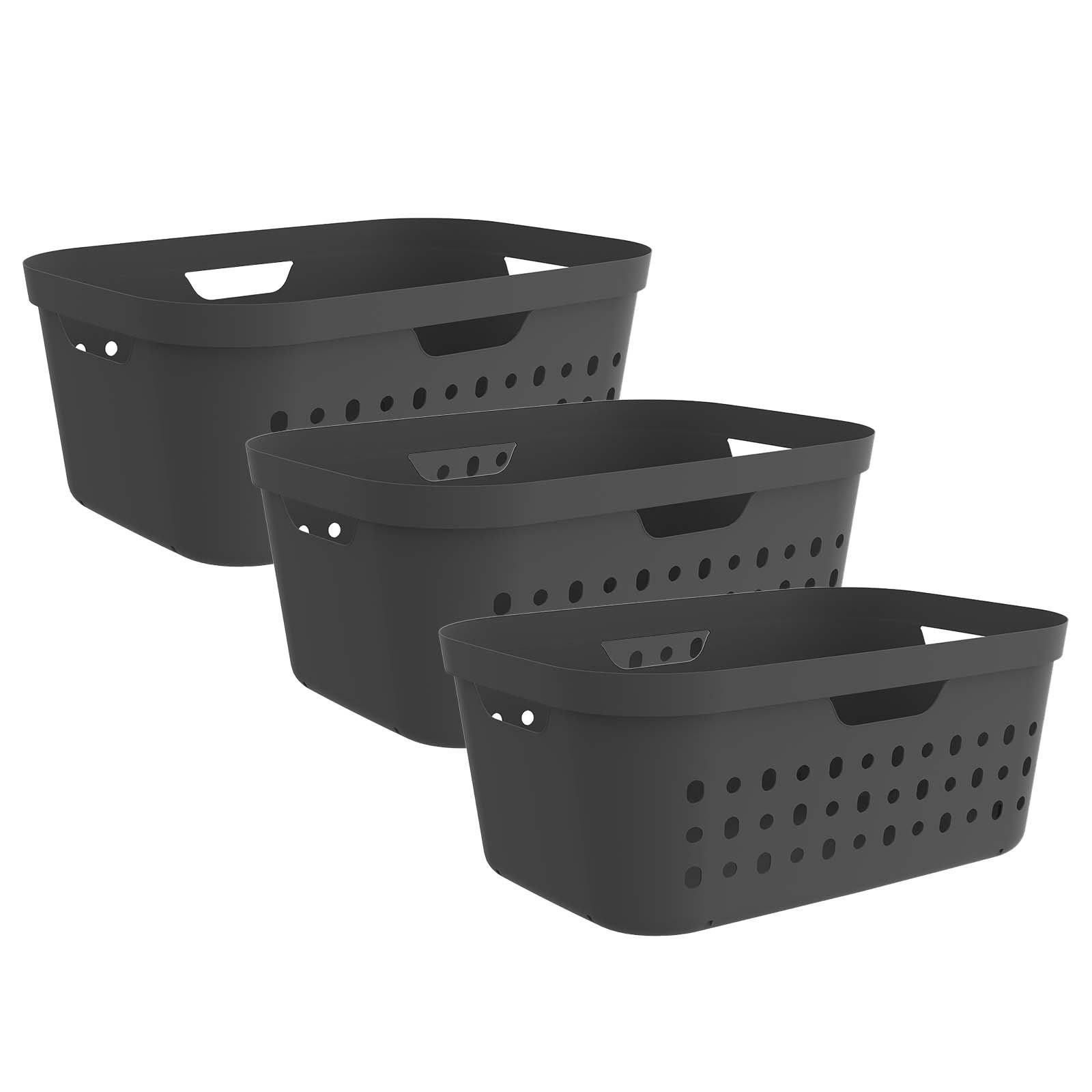ROTHO Wäschekorb (Wäschekorbset, 3er-Set) günstig online kaufen