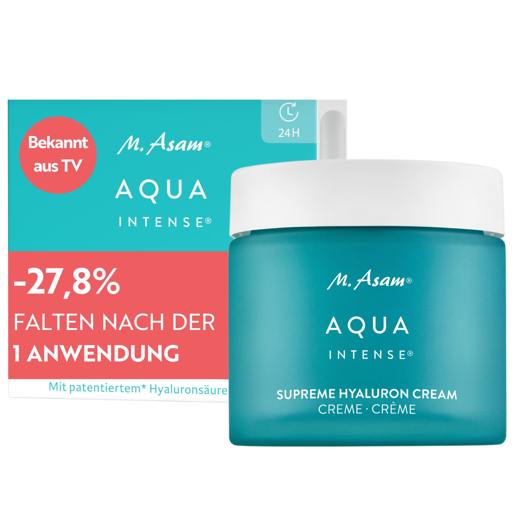 asambeauty Feuchtigkeitscreme Supreme Hyaluron Gesichtscreme