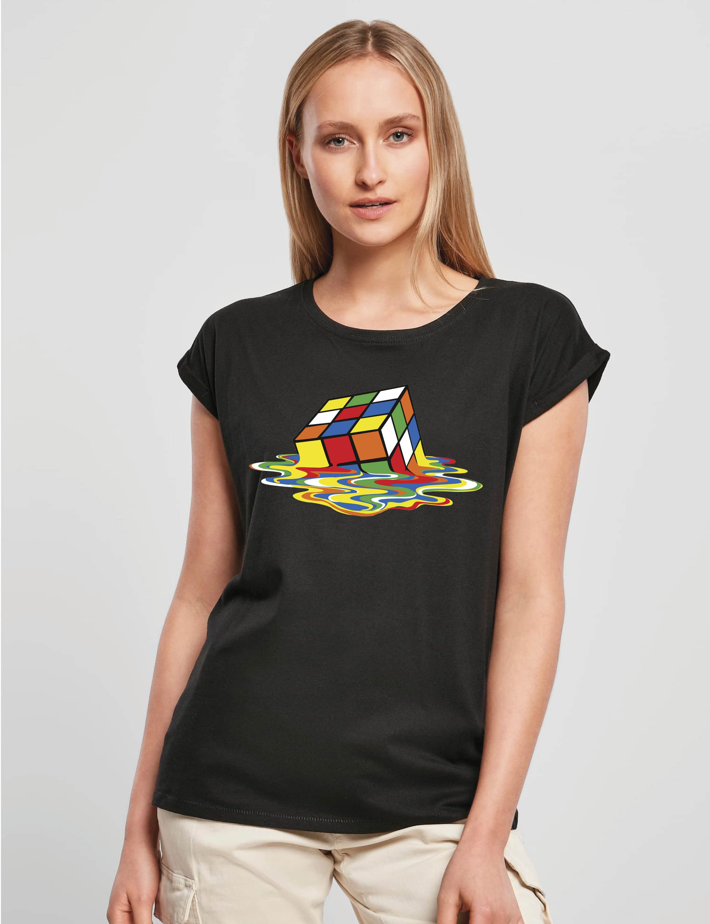 Youth Designz Print-Shirt "Zauberwürfel" Damen T-Shirt günstig online kaufen