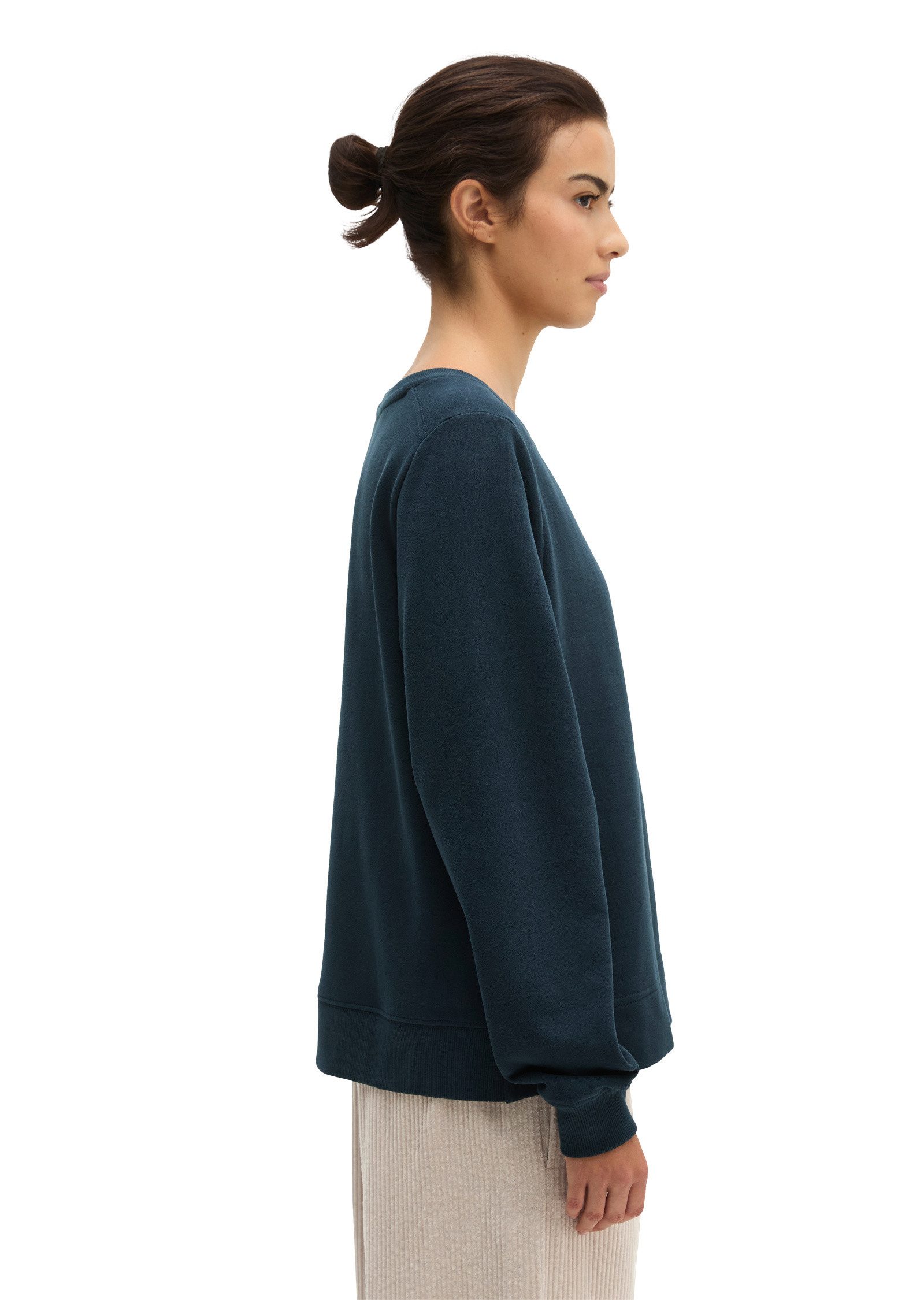 Marc O'Polo Sweatshirt mit gepeachter Oberfläche