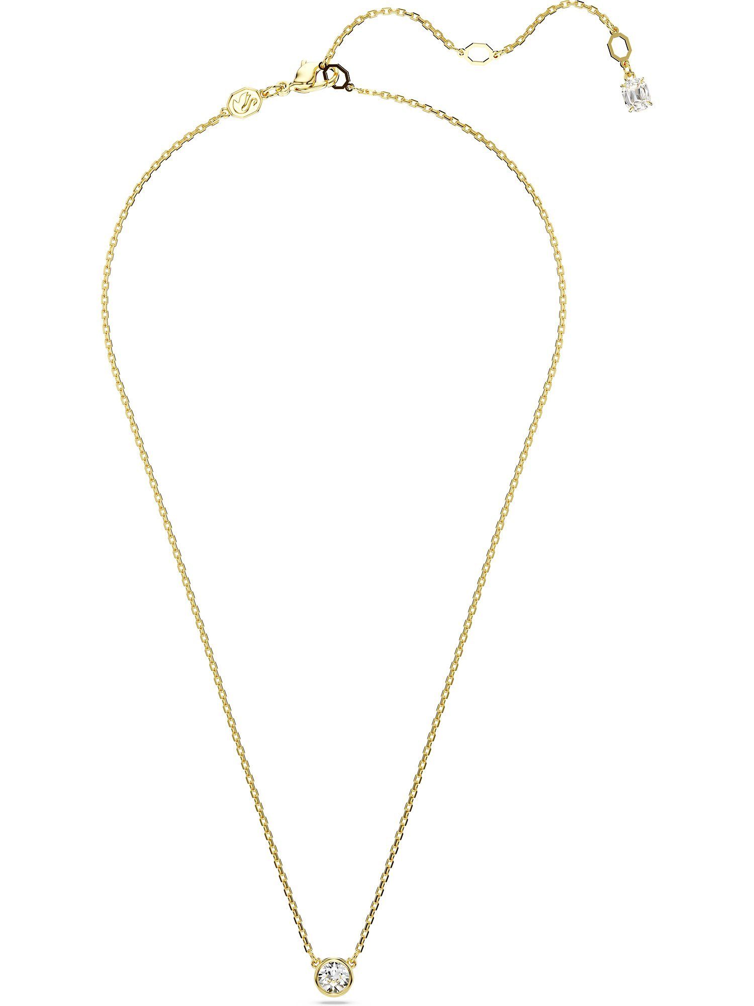 Swarovski Collier Swarovski Damen-Kette Metall Swarovski-Kristall günstig online kaufen