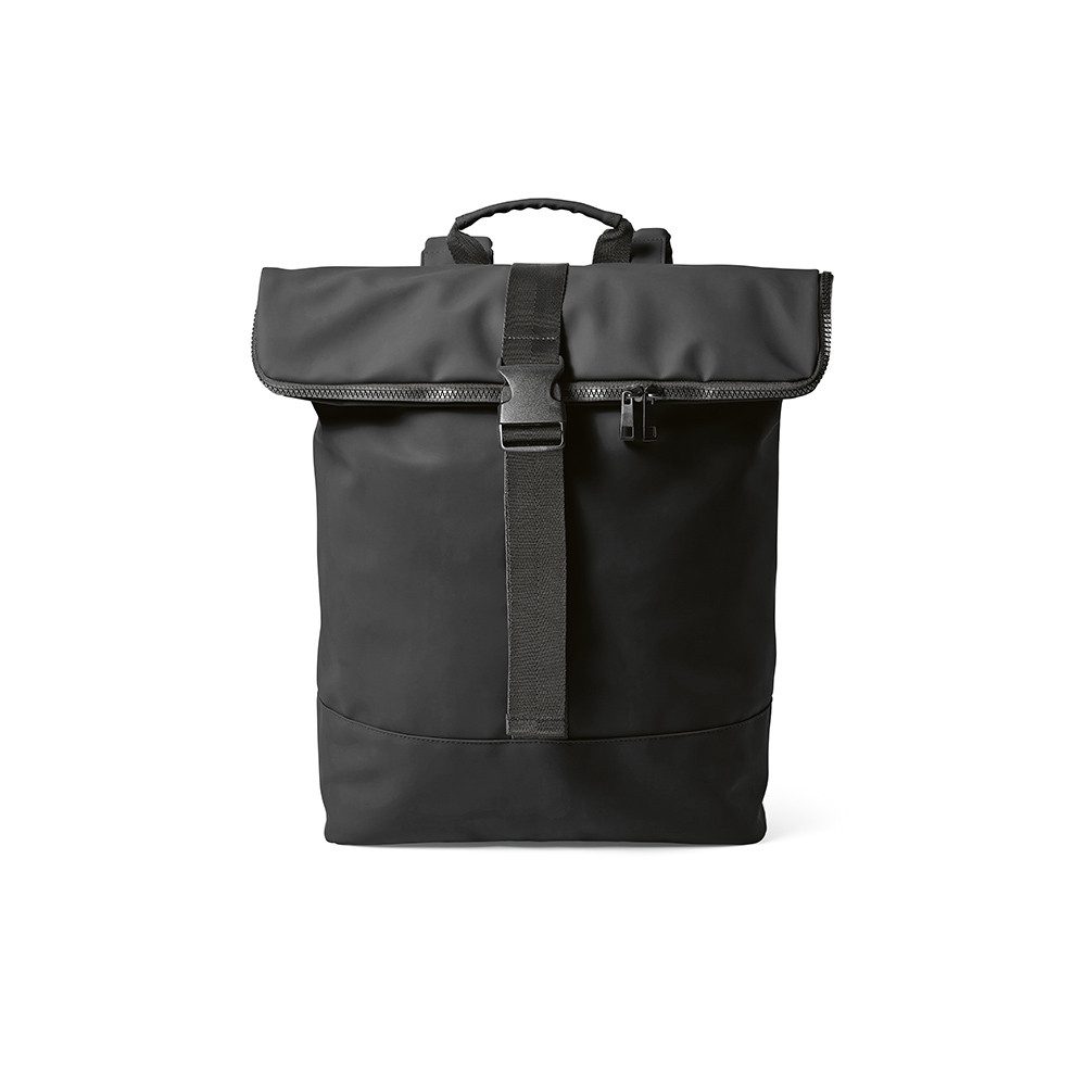 CABBEL Rucksack Rucksack 24L Laptop 17 Zoll nachhaltig rPET 0,53 kg leicht robust (Rucksack, 1-tlg., Einzelartikel), Schwarz, recyceltes Polyester, 59% rPET, 24 Liter, 30x38x10 cm, 0,53