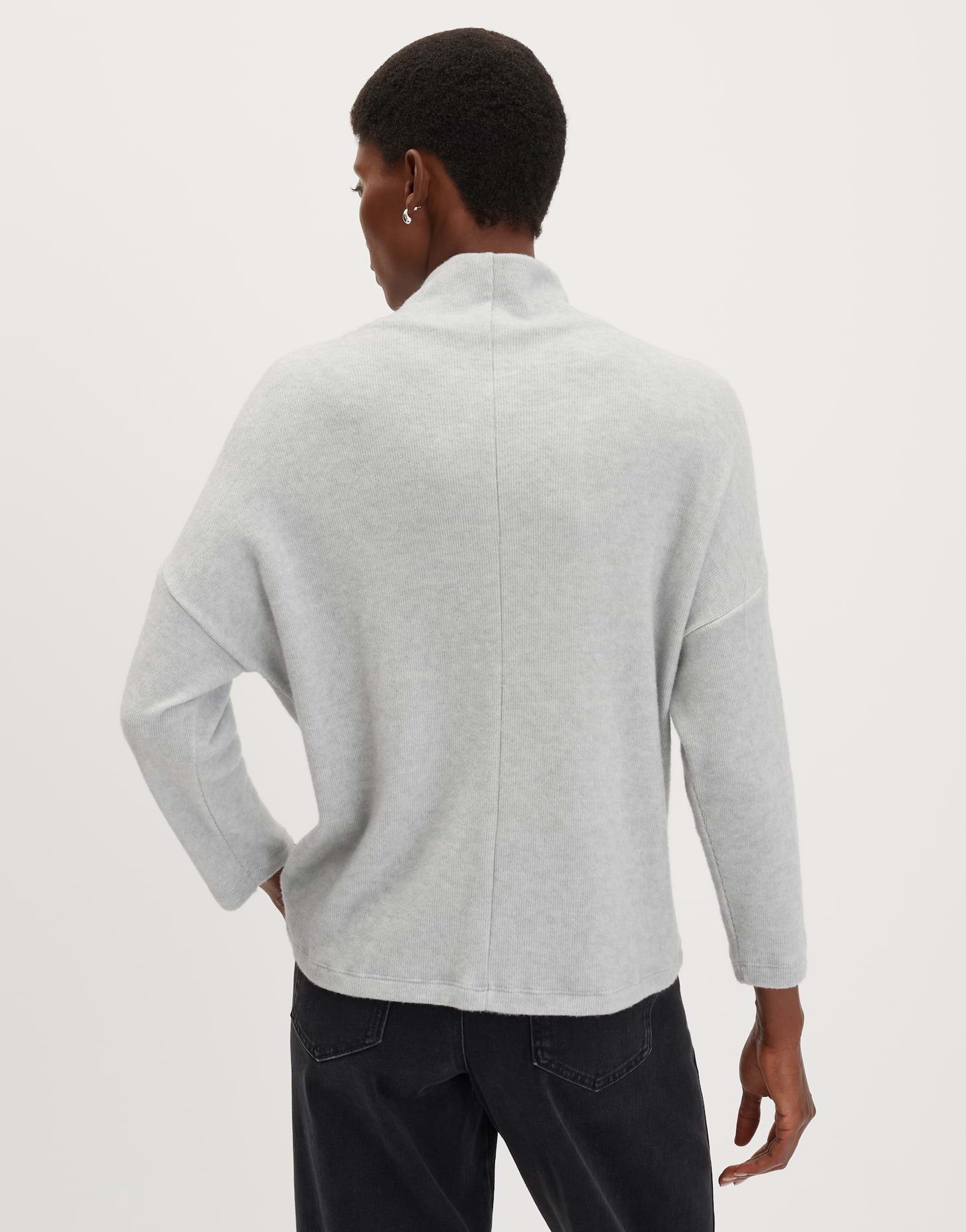 someday Langarmshirt KESOFTA Regular aus weichem Viskose Mix Regular Jerseyshirt mit lockere Passform