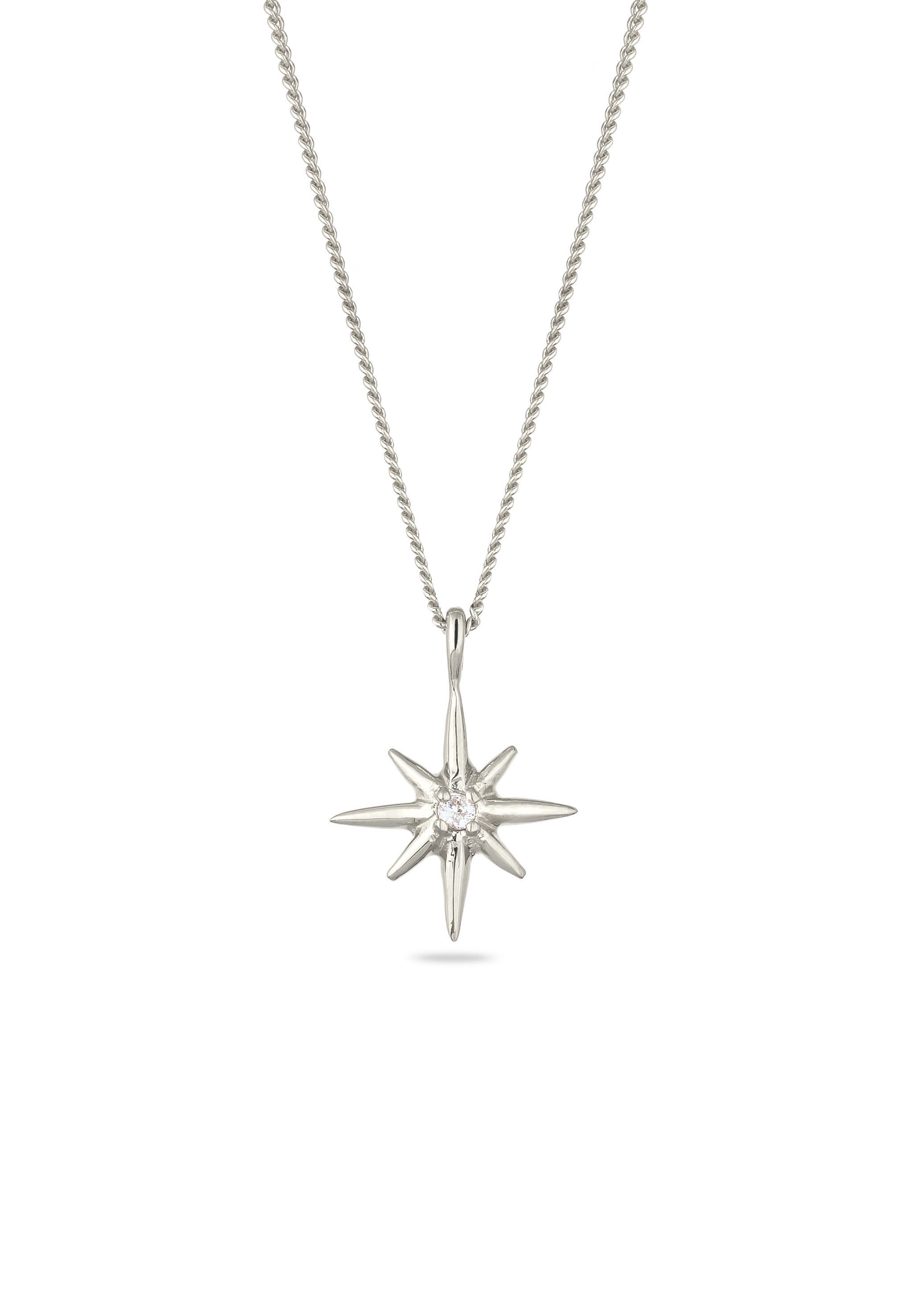 Elli DIAMONDS Kette mit Anhänger Stern mit Laborgezüchteten Diamant (0.035 günstig online kaufen