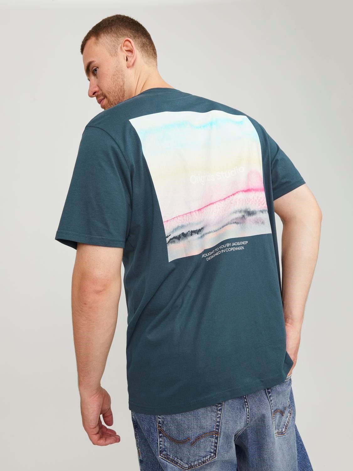 Jack & Basic 6606 Plus T-Shirt Rundhals in Size Grün T-Shirt JORVESTERBRO Jones