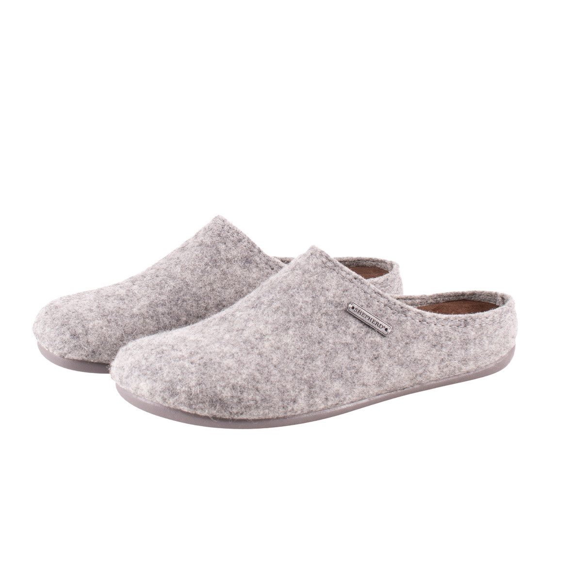 Shepherd Jon Pantoffel (1-tlg) Pantoffeln - Hausschuh aus Wollfilz, Herausnehmbare Innensohle