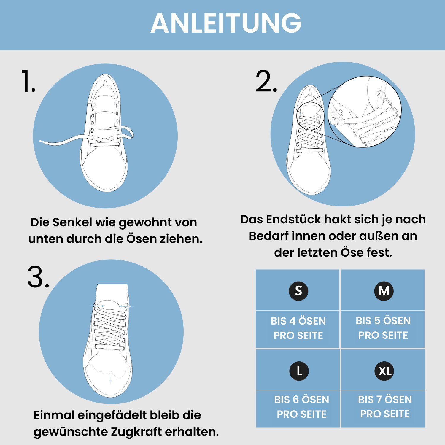 Ohne Binden Schnürsenkel Elastische Einhaken Patentierte, Schnürbänder Elastisch leazy Schwarz zum Reflect Flach,