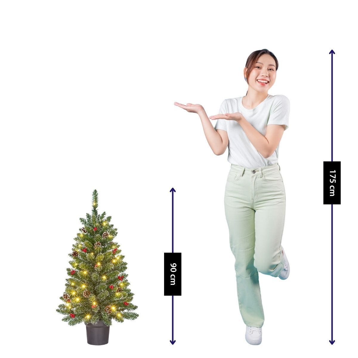 Black Box Trees Künstlicher Weihnachtsbaum Black Box Trees Creston Künstlicher Weihnachtsbaum mit LED