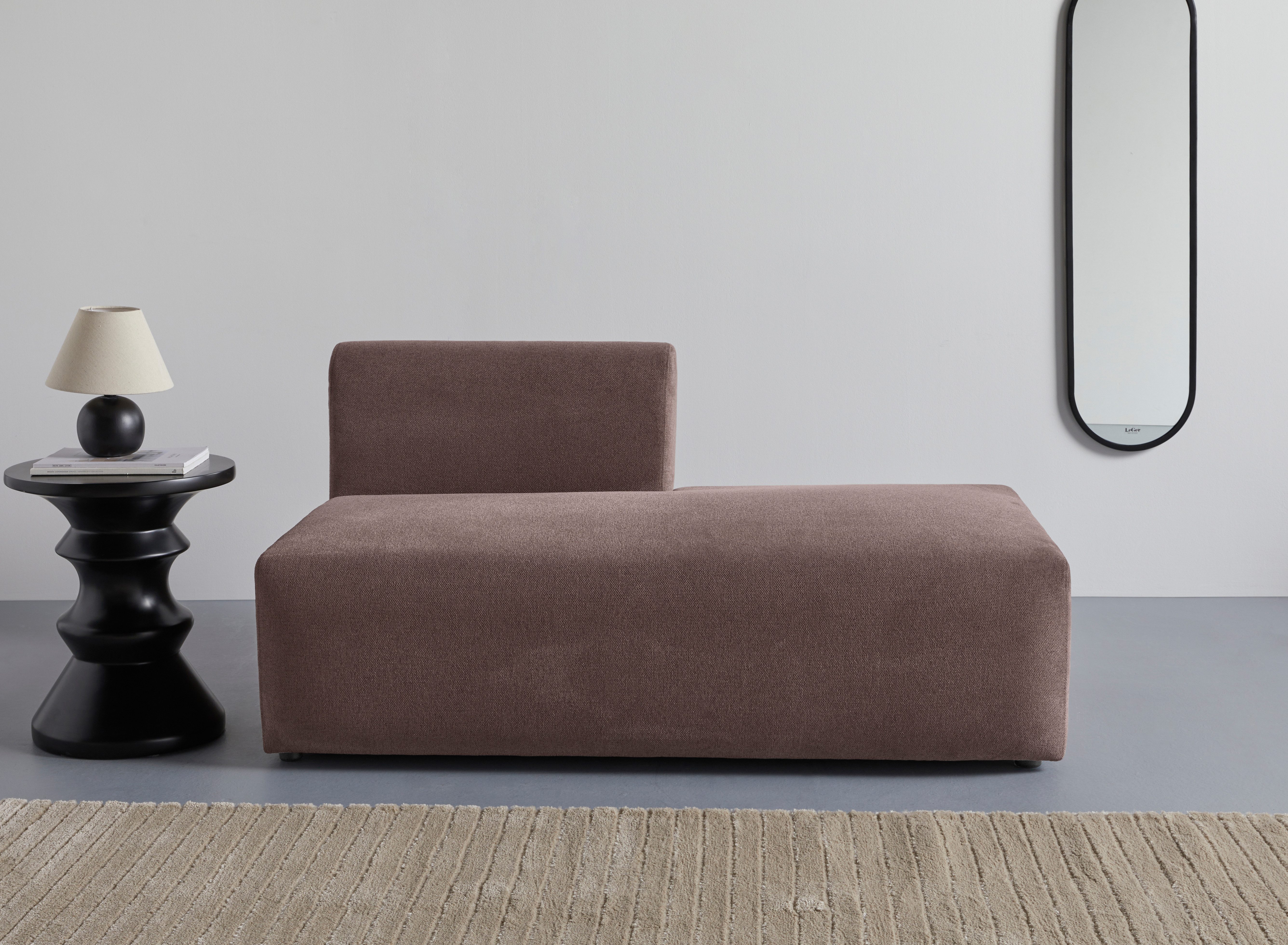 Chaiselongue LYZA Open end, Loungemöbel zum Relaxen, Maße B/T/H: 152/96/74 cm