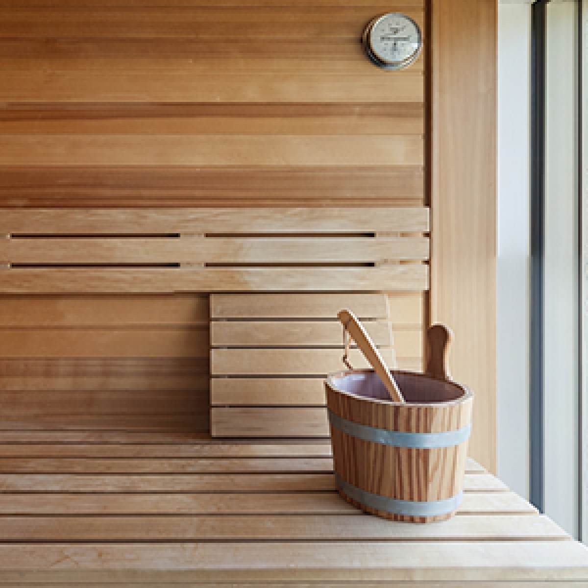 Bondex Holzschutzlasur Sauna Finish in Grau 1 LWasser- und Schmutzabweisend