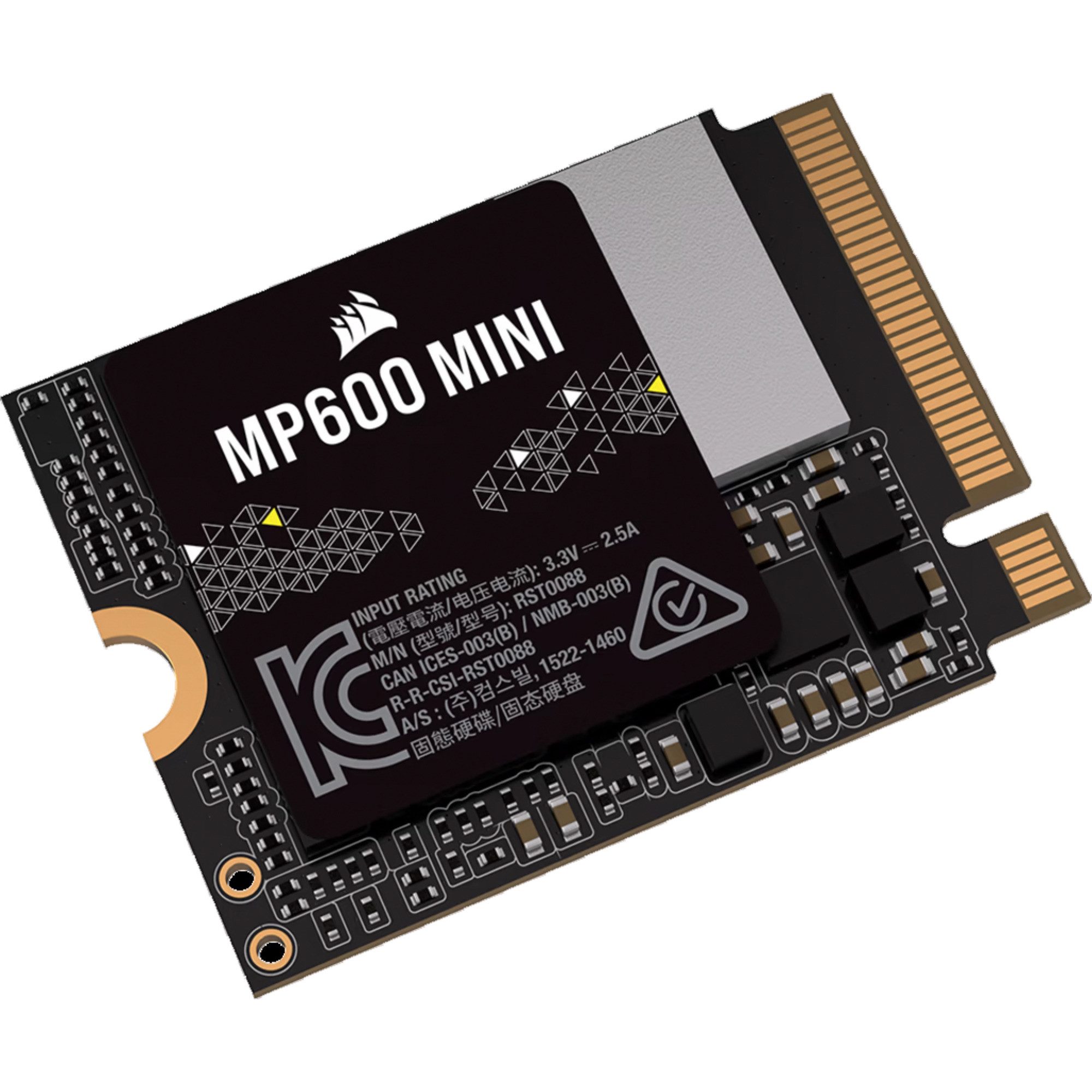 Corsair Corsair MP600 MINI 2 TB, SSD, (PCIe 4.0 x4, NVMe interne HDD-Festplatte Steckkarte"
