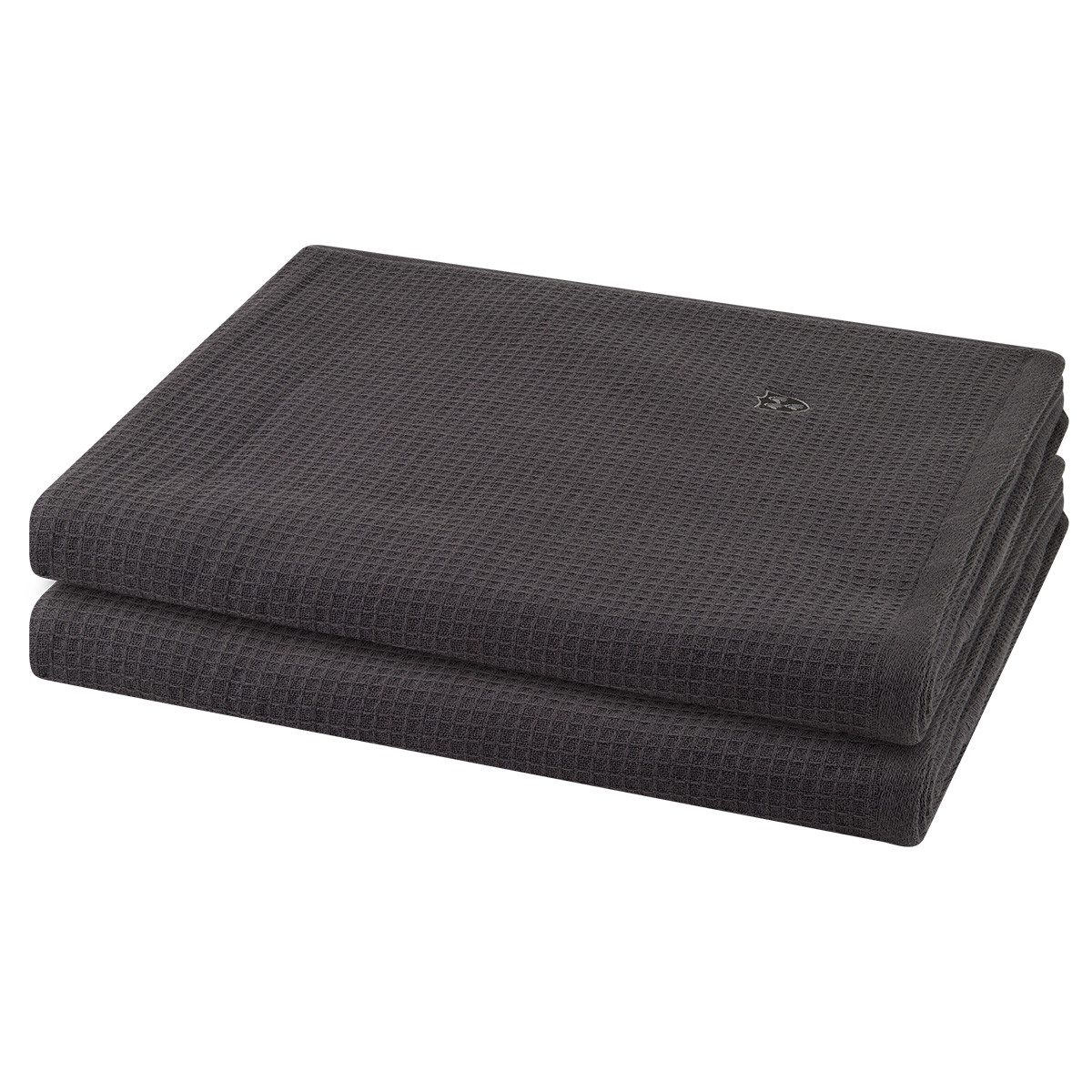 ROSS Handtuch Set Pique, Pique (Spar-Set, 2-St), 2 X Duschtuch im Set - Baumwolle - Saugstark