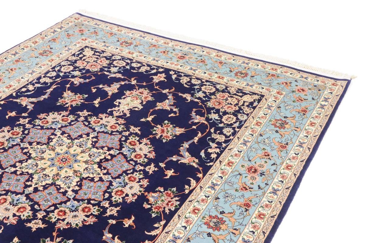 Signiert Nain Handgeknüpfter Orientteppich Orientteppich, Seidenkette 6 Isfahan 172x234 Höhe: mm rechteckig, Trading,