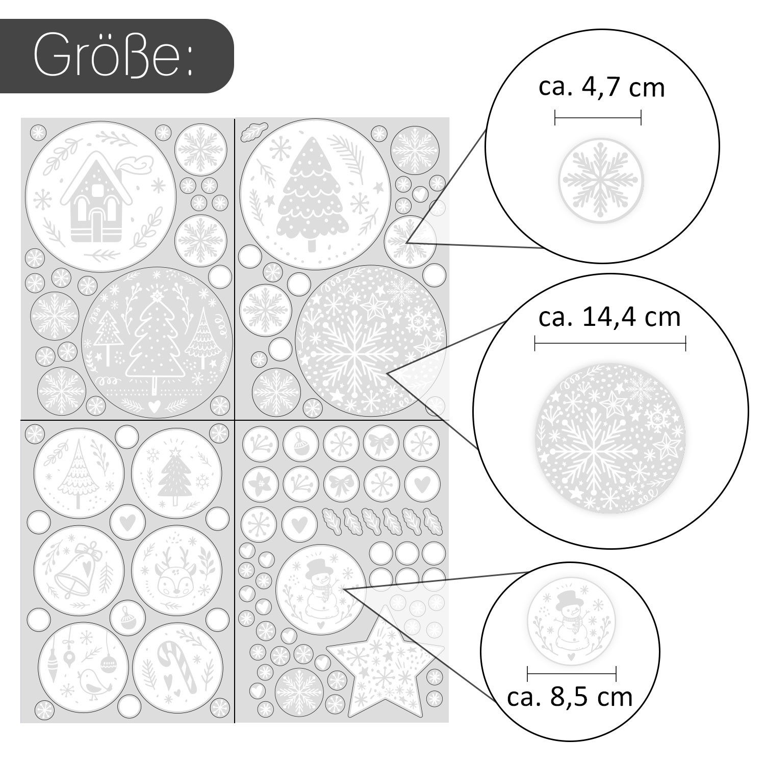 younikat Fensterdekoration younikat Fenster Bilder Winter günstig online kaufen