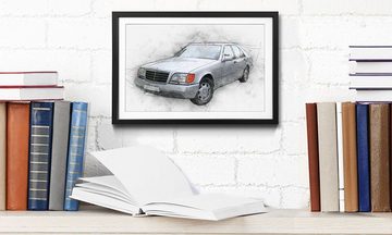 WandbilderXXL Bild mit Rahmen Classic S, Auto, Wandbild, in 4 Größen erhältlich
