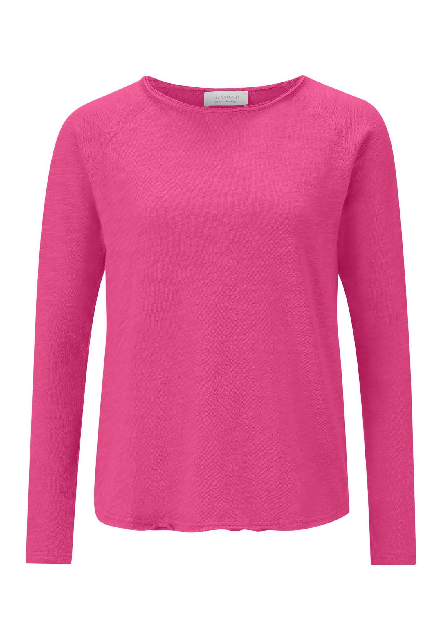 RICHROYAL T-Shirt Damen Longsleeve aus Bio-Baumwolljersey günstig online kaufen