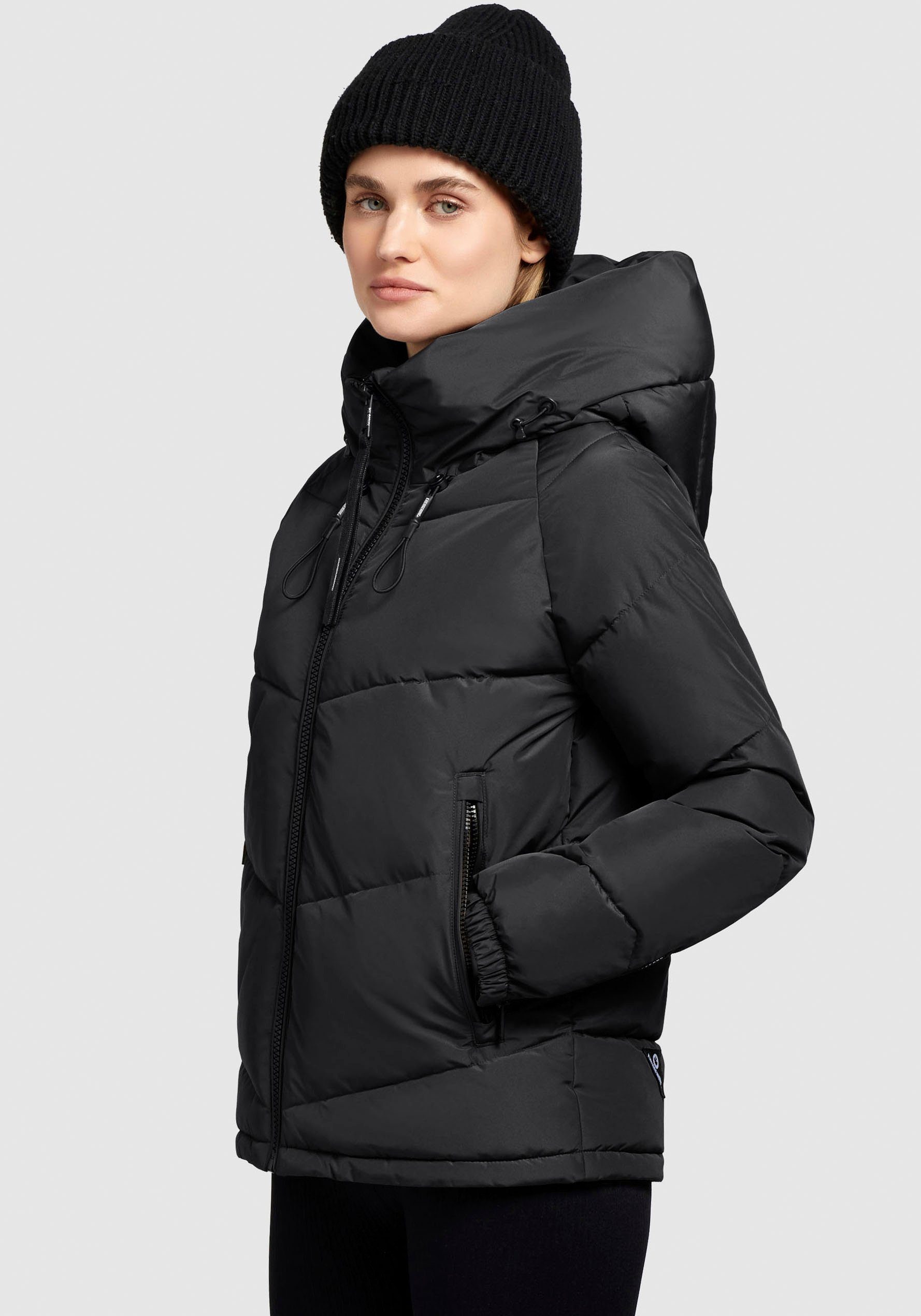 ESILA4 BLACK Steppjacke khujo