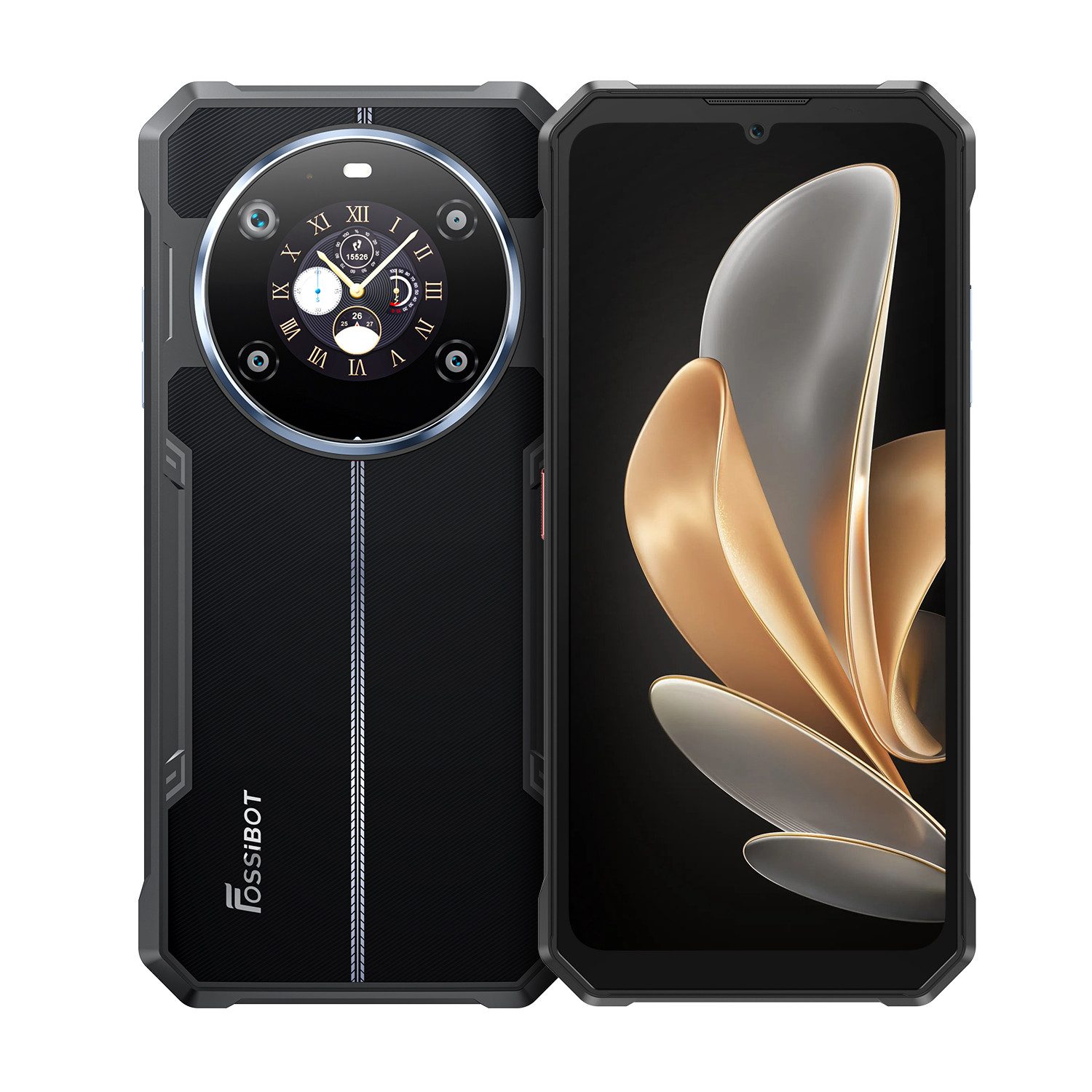 Fossibot F109 5G Outdoor-Handy HD+, 10600mAh, 8GB+256GB, NFC Smartphone (6,745 Zoll, 256 GB Speicherplatz, 50 MP Kamera, Android 14, IP68/IP69K)