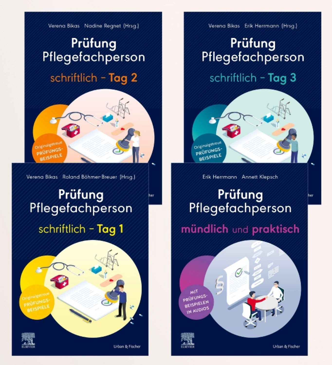 Lernpaket Schriftliche-Mündliche Prüfung Pflege / Erik Herrmann, Annett Klepsch