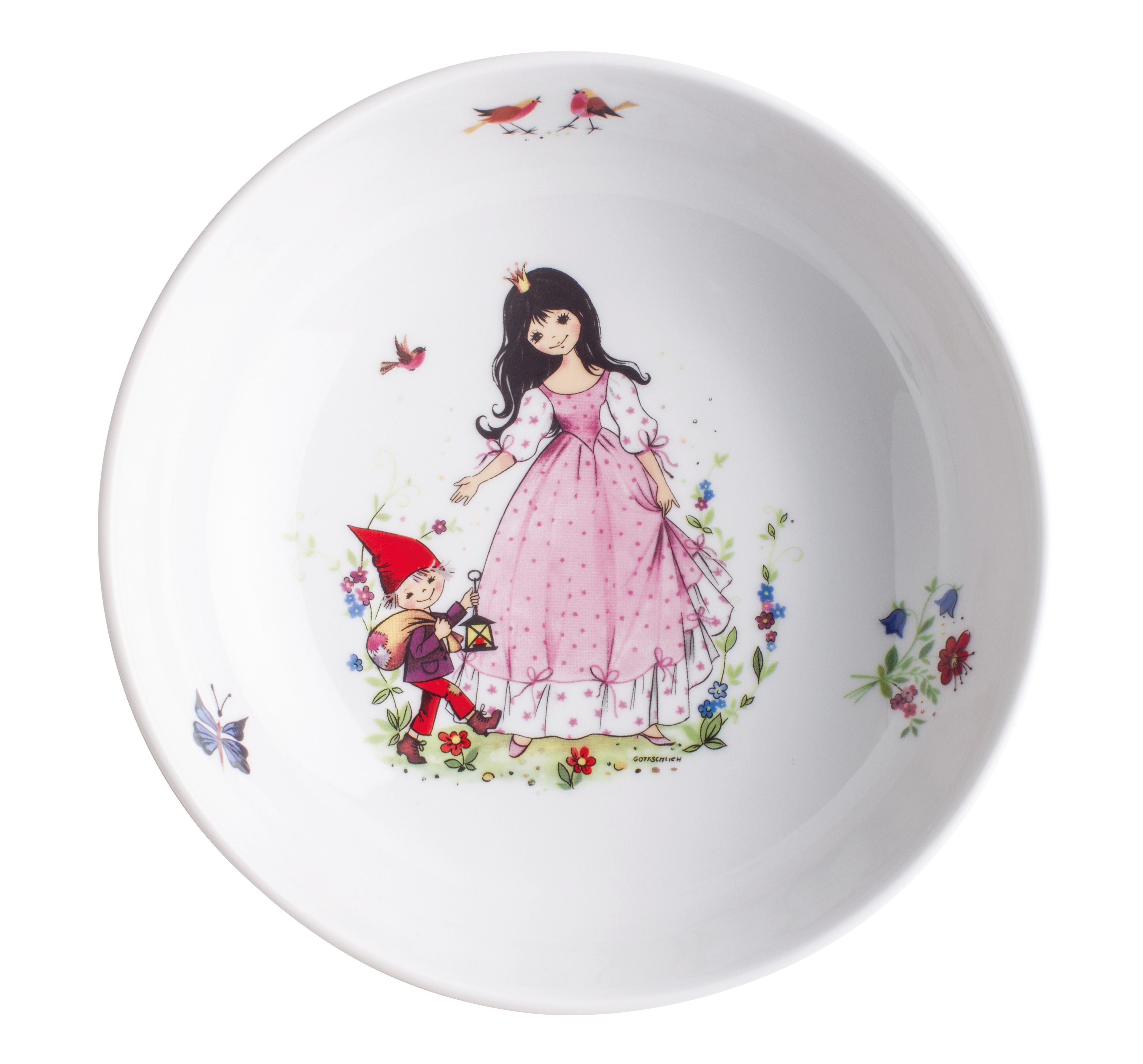 KAHLA Suppenschale Kids, tiefer Teller 18 cm, Porzellan, (1-tlg), spülmaschinenfest, mikrowellenfest, stapelbar, Made in Germany