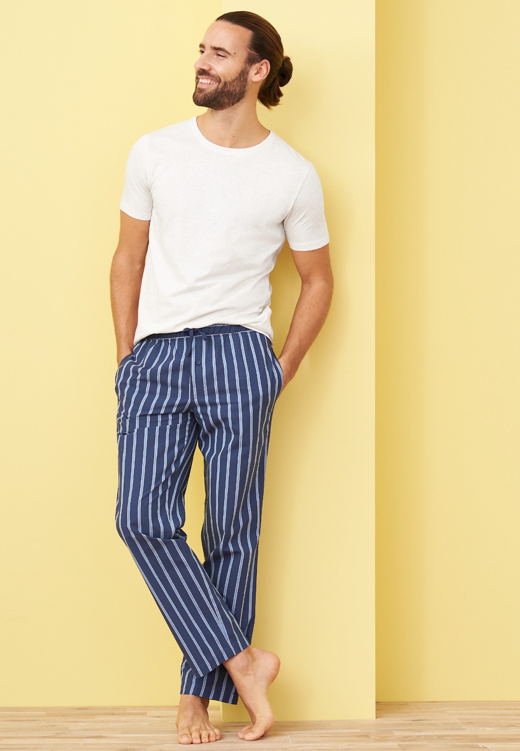 LIVING CRAFTS Schlafhose KLEMENS GOTS zertifiziert