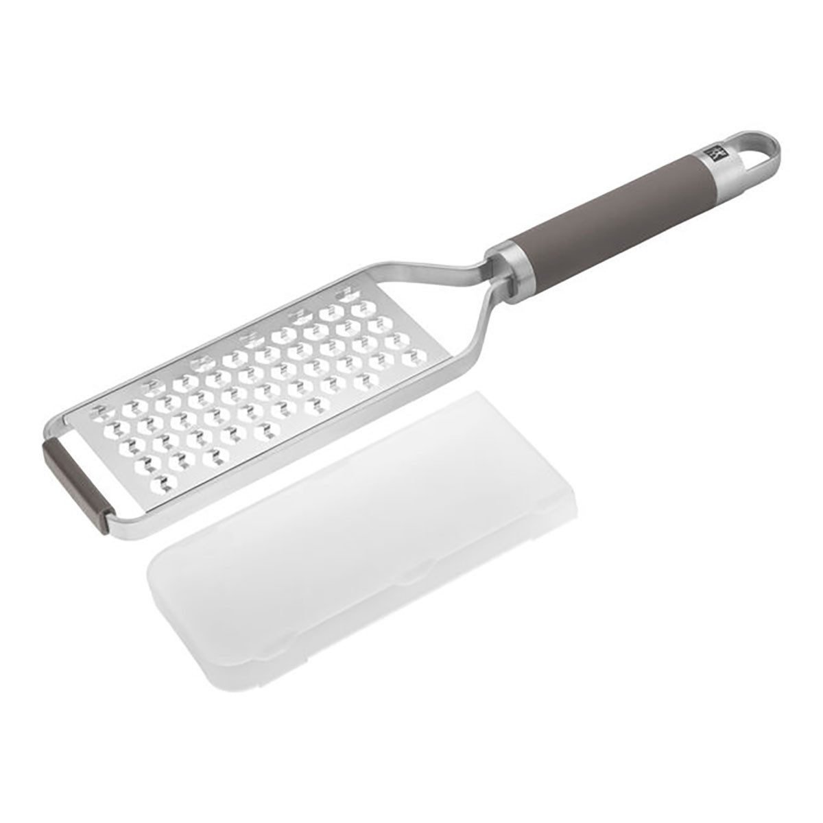 Zwilling Küchenreibe ZWILLING Pro Küchenhelfer Reibe, 34 cm Grau Medium, Edelstahl, (1-St)