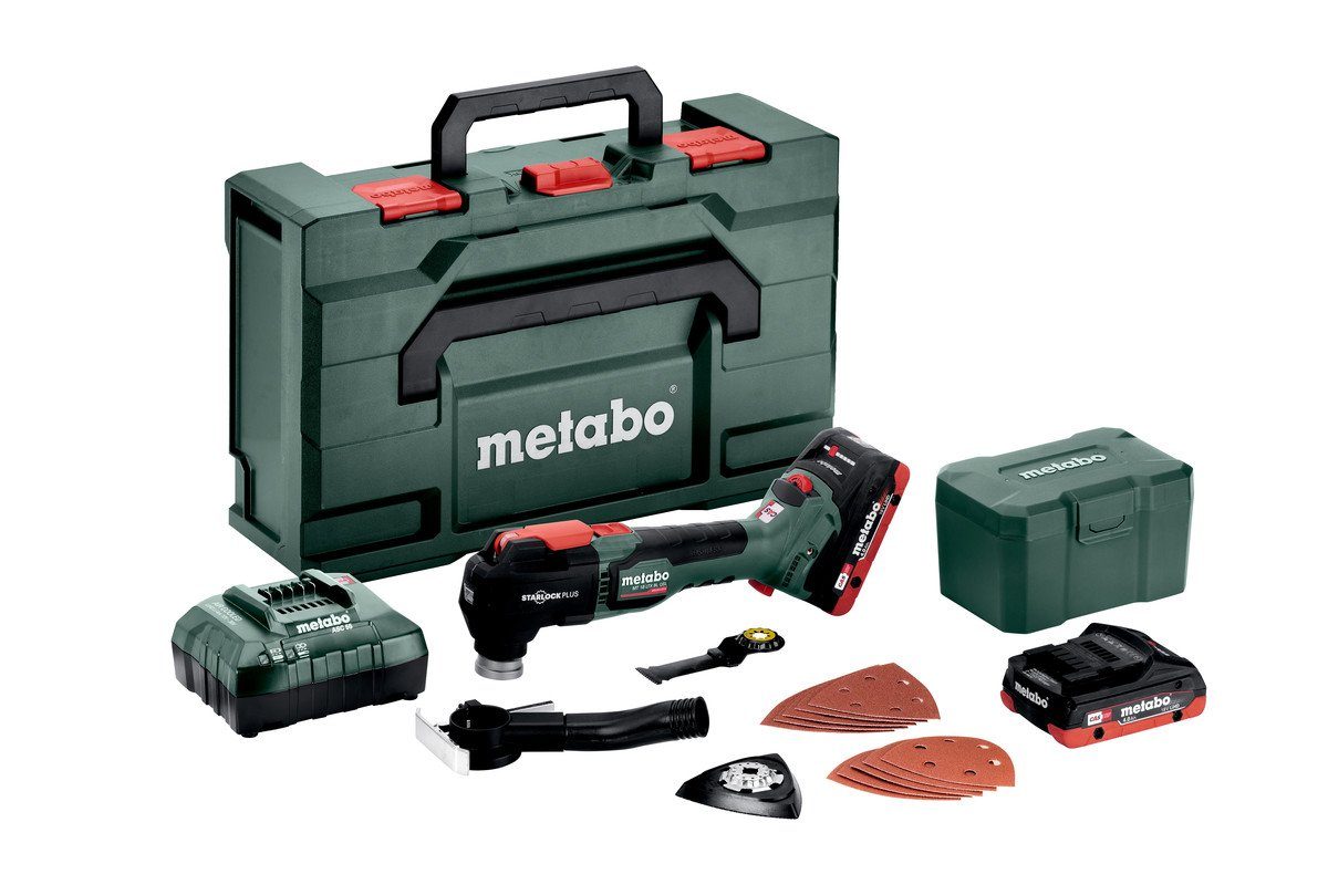 metabo Gartenpumpe »Metabo Akku Multitool MT 18 LTX BL QSL inkl. 2 Akku 4 Ah inkl. Sägeblätter