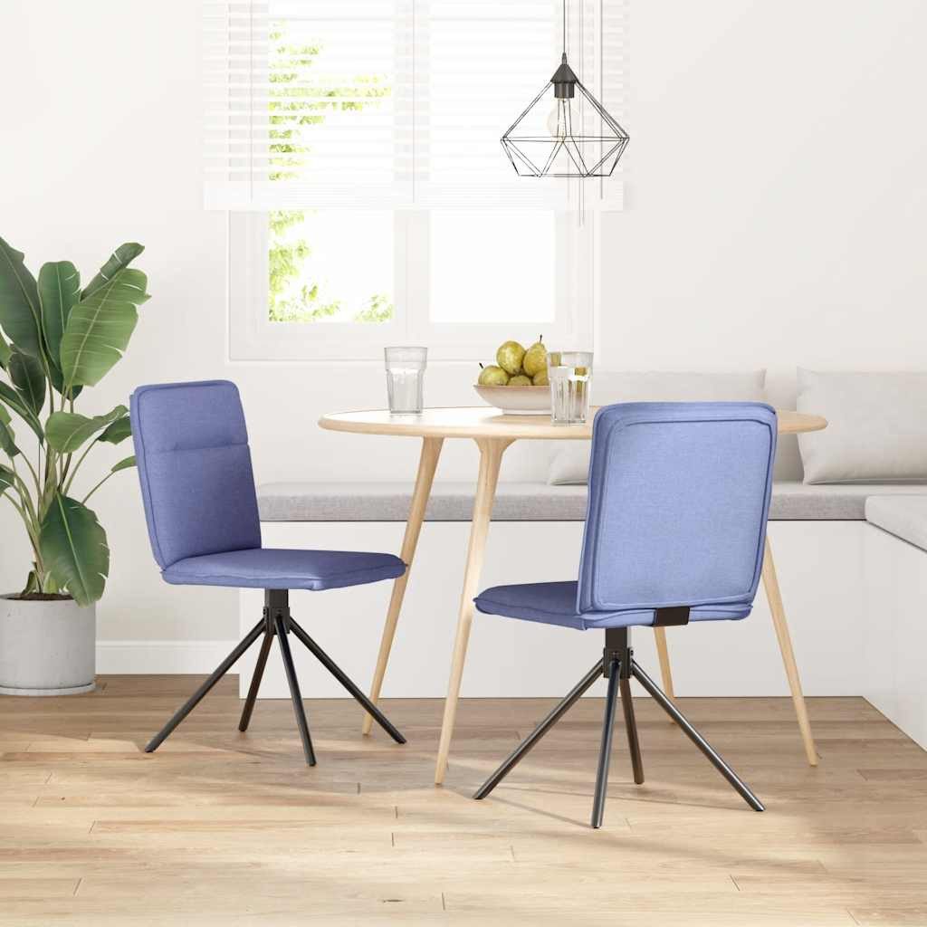 vidaXL Esszimmerstuhl Esszimmerstühle 2 Stk. Jeansblau günstig online kaufen