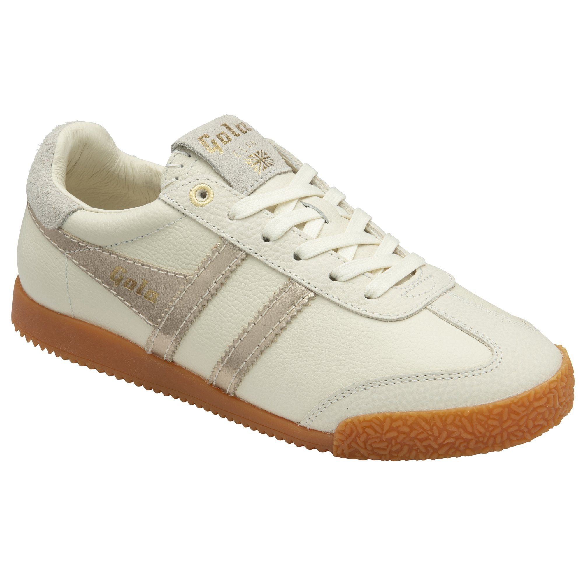 Gola Elan Camden 2026 - Made in England - offwhite/gold Damen Sneaker