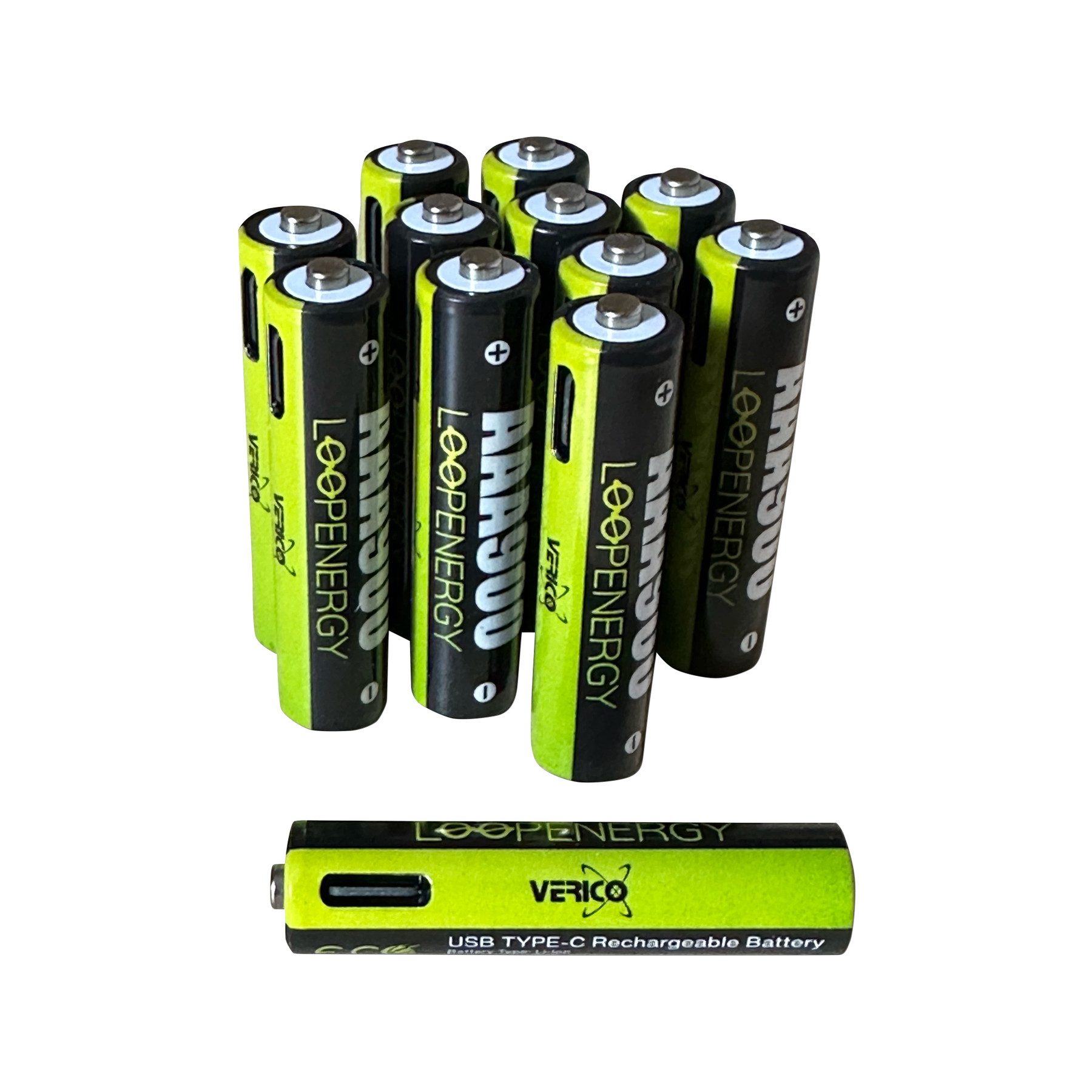 VERICO Li-Ion-Akku Loop Energy AAA, mit USB-C Akku