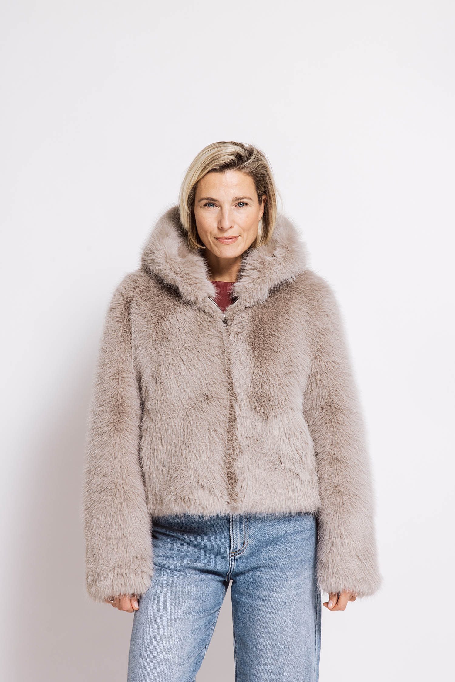 Zhrill Kapuzenplüschjacke ZHYERA
