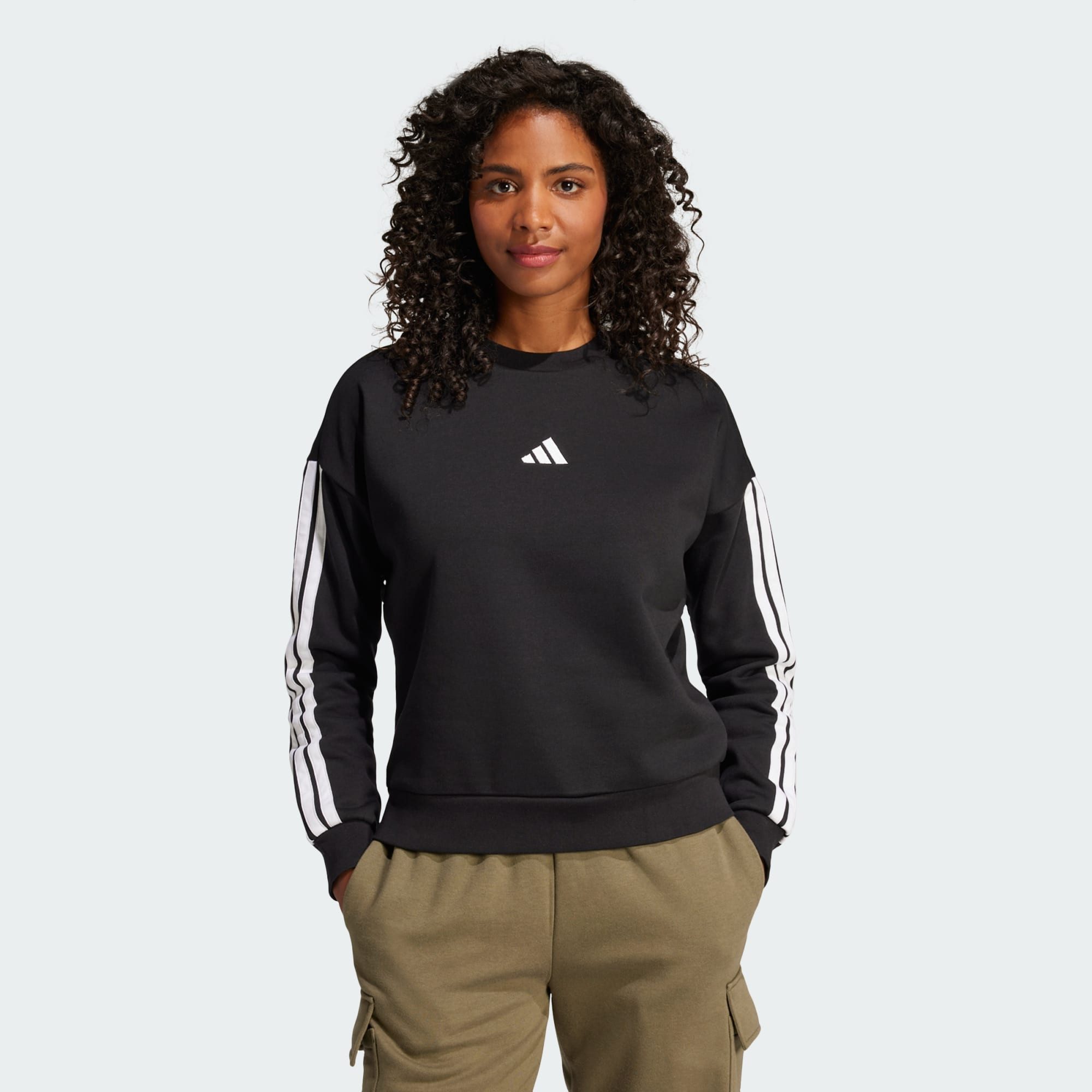 adidas Sportswear Sweatshirt ESSENTIALS 3-STREIFEN SWEATSHIRT (1-tlg) günstig online kaufen