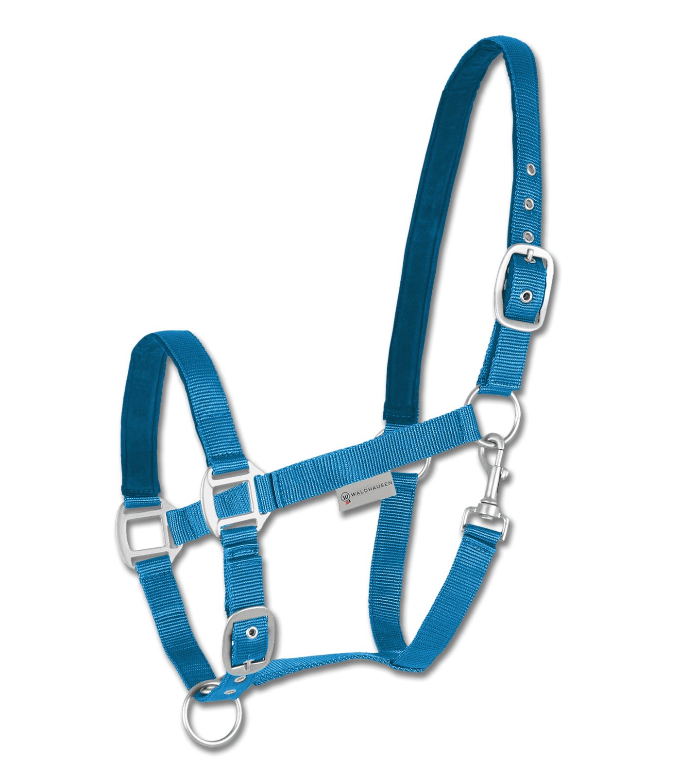 Waldhausen Halfter Perlonhalfter Satin in azurblau