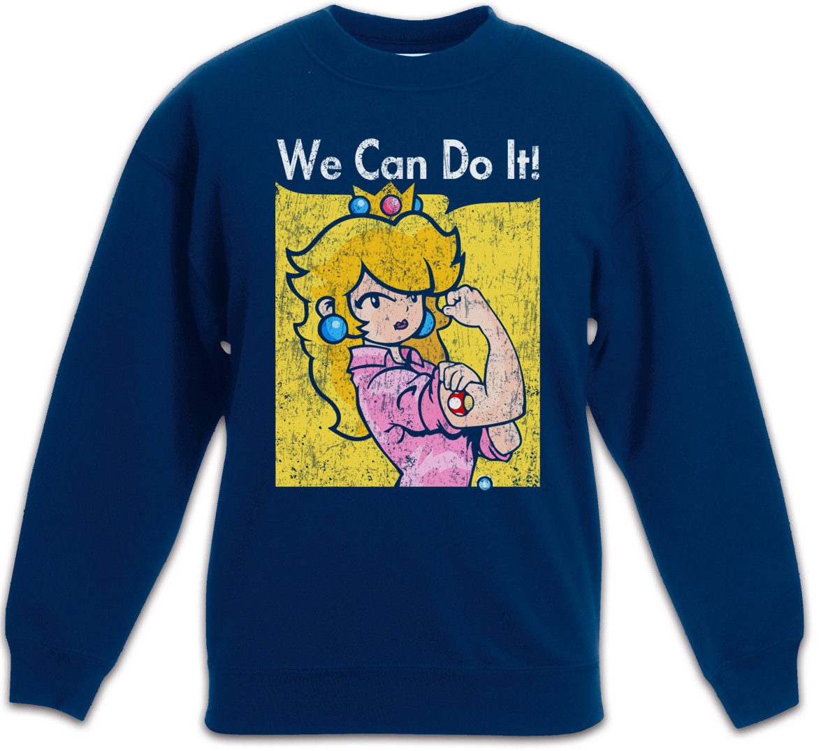 Sweatshirt We Can Do It Princess Kinderpullover Super Gamer Games Geek Mario Nerd