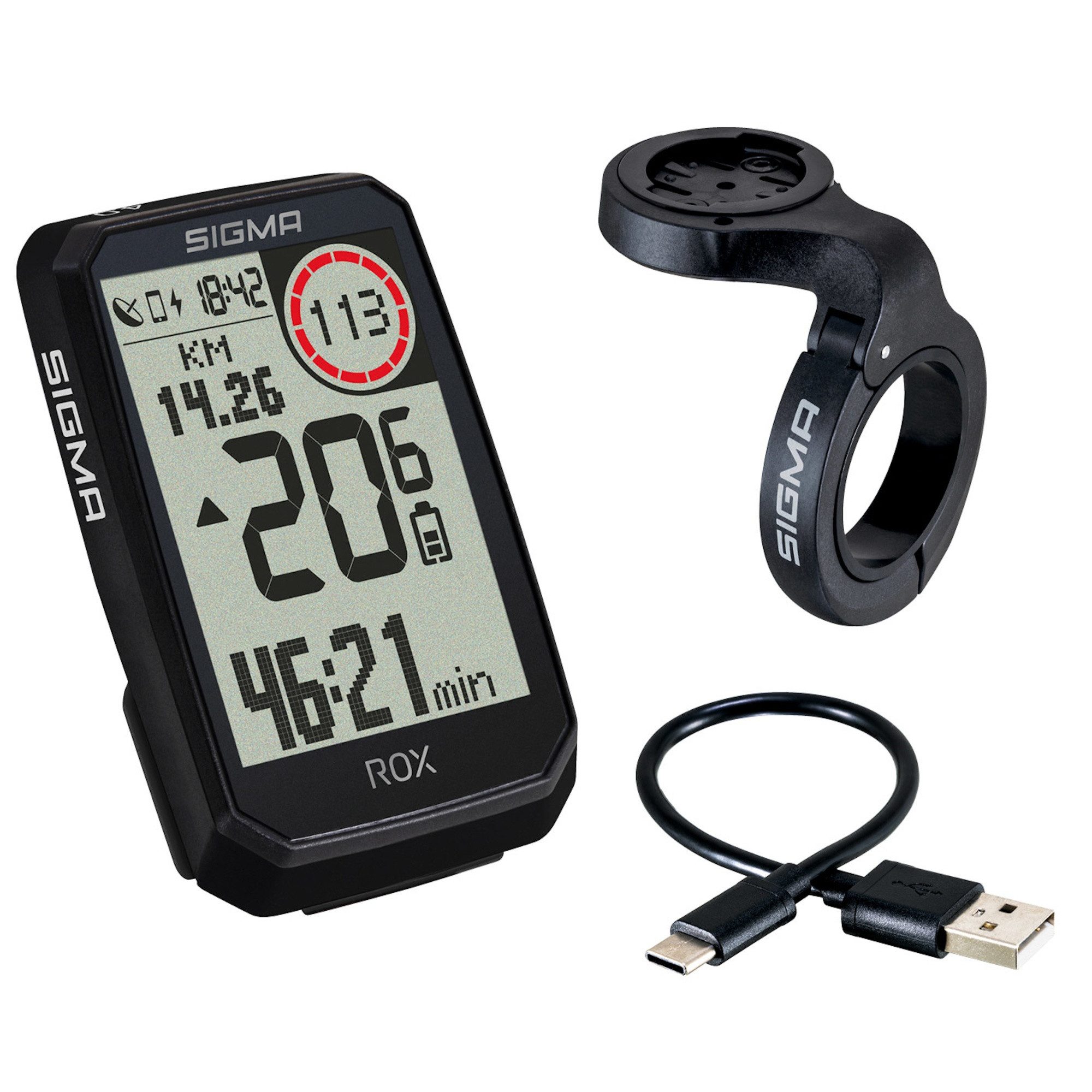 SIGMA Fahrradcomputer Rox 4.0 Endurance 01066 41 Stunden Akkulaufzeit GPS Navi Fahrradtacho – Bild 4 von 5