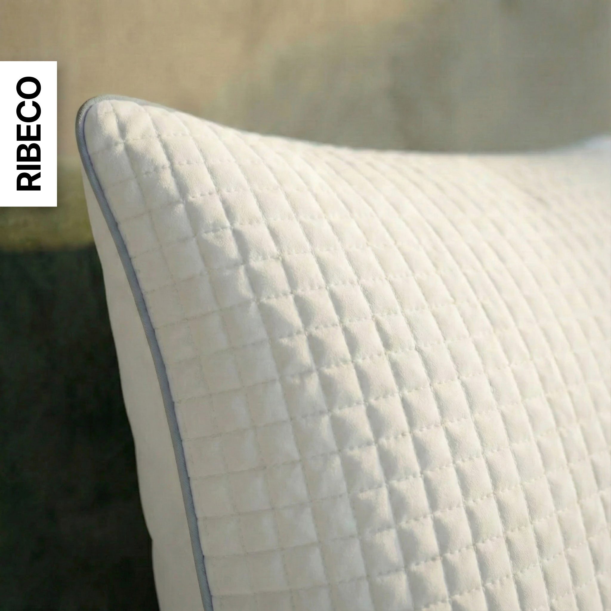 RIBECO Kopfkissen Olaf, 40x80 & 80x80 cm erhältlich, Füllung: Polyester, Bezug: Baumwolle & Polyester, mit kühlender Sommer- und weicher Winterseite!