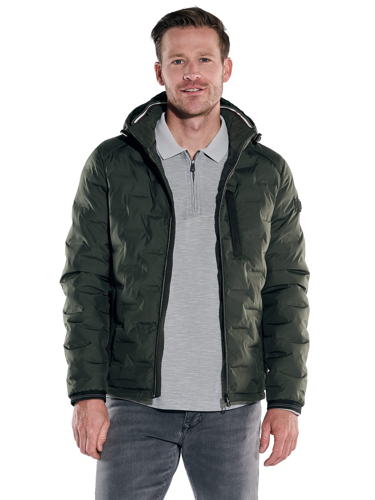 Engbers Kurzjacke Herren Jacke, Khaki günstig online kaufen