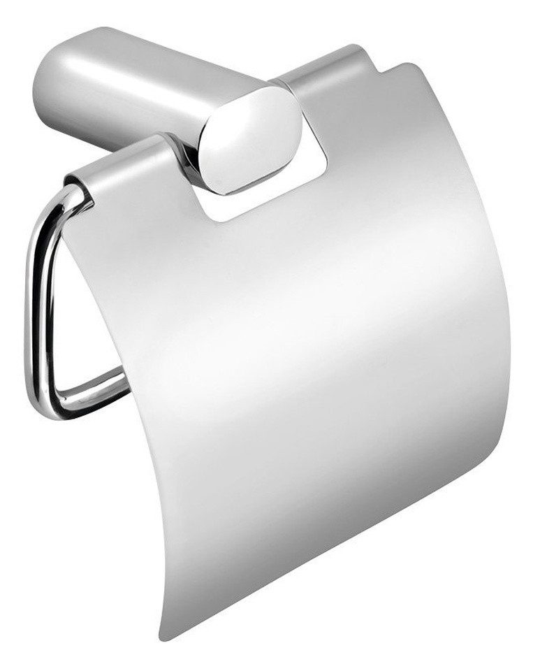 Sapho Toilettenpapierhalter FLORI Toilettenpapierhalter mit Deckel, Chrom, Sapho-RF007