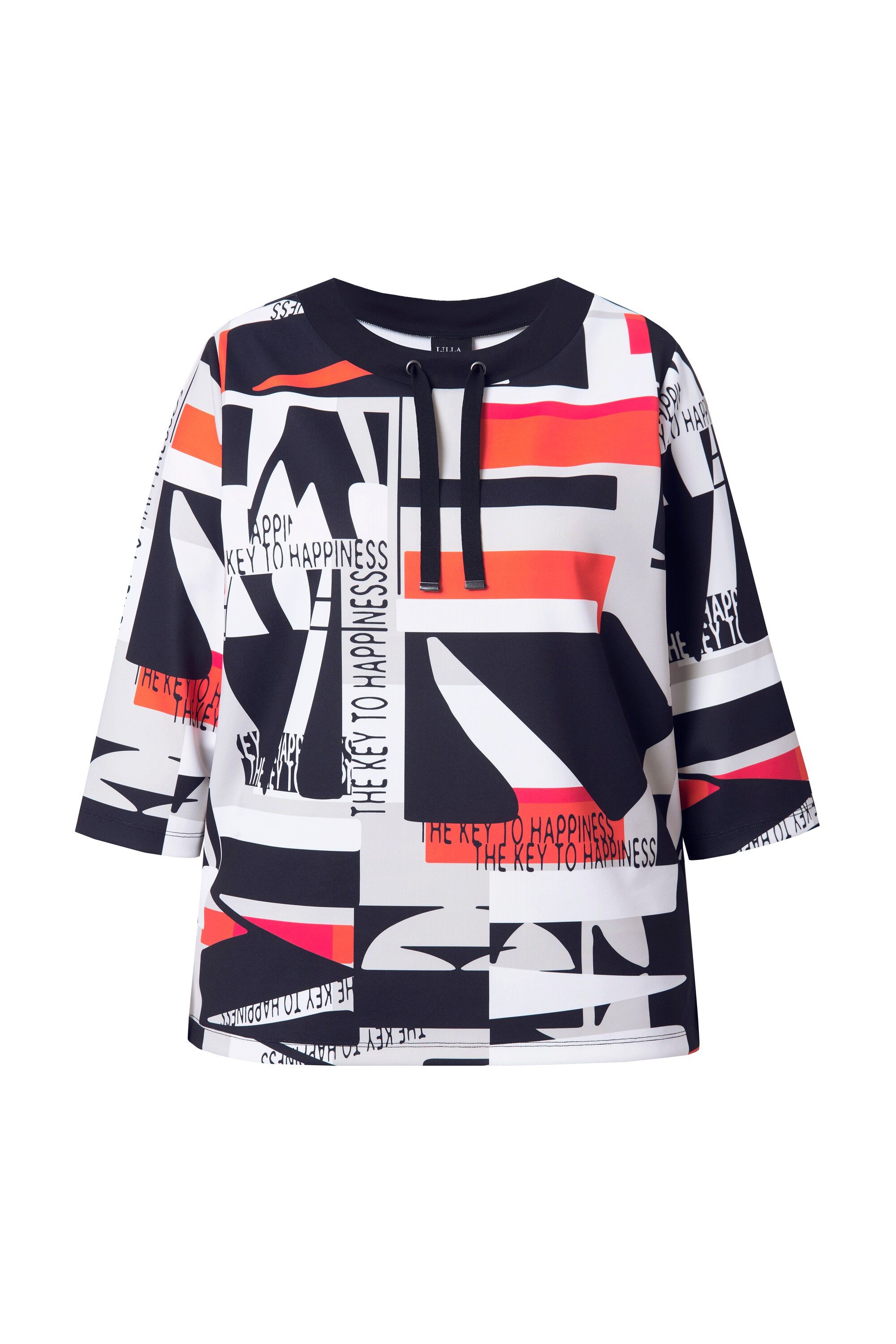 Ulla Popken Sweatshirt Sweatshirt Punto di Roma Rundhals 3/4-Arm günstig online kaufen