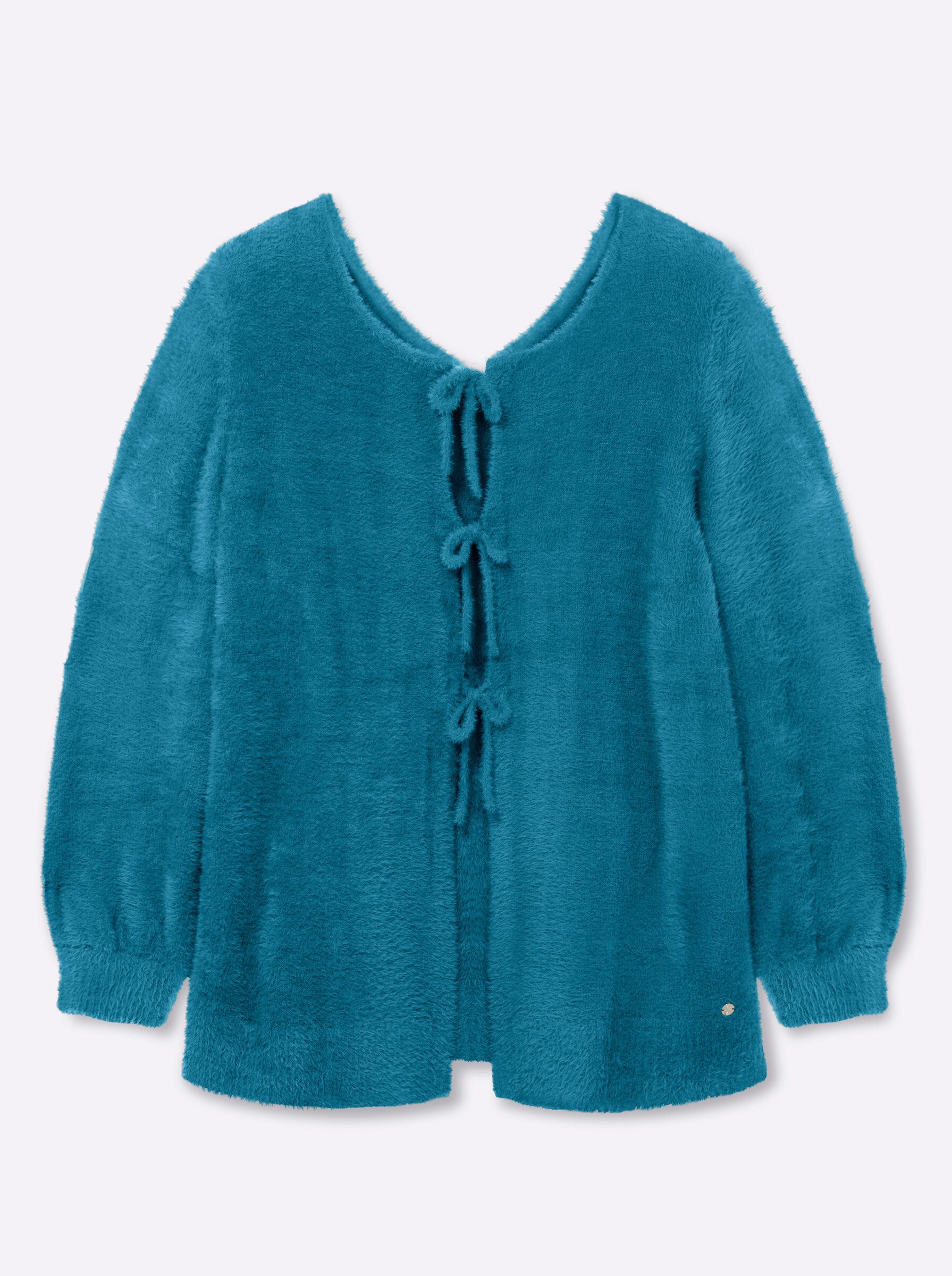 Sheego Strickpullover Strickjacke Langarm Jersey