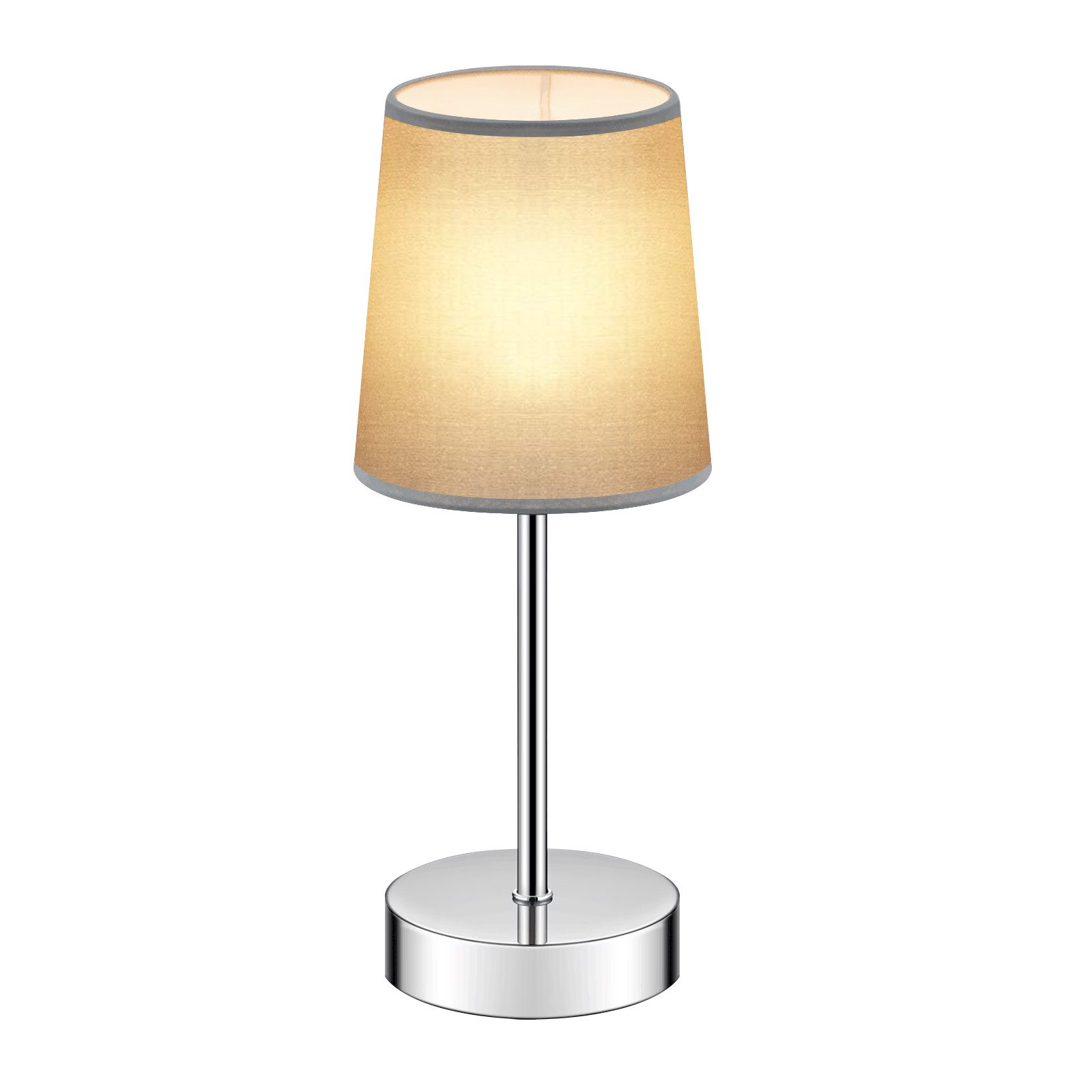 Zedelmaier Nachttischlampe 32 cm Tischleuchte Schirm günstig online kaufen