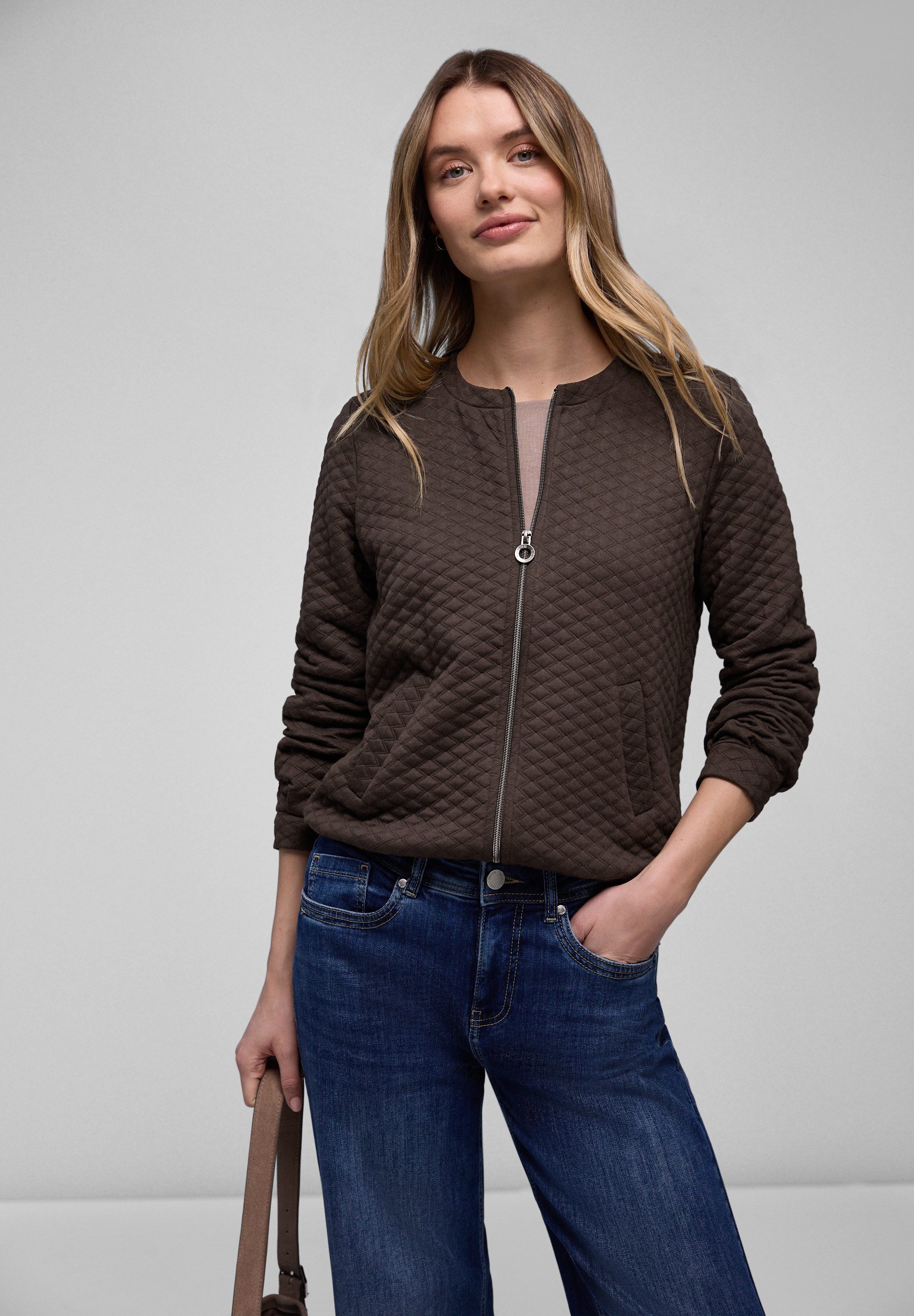 STREET ONE Cardigan mit Struktur
