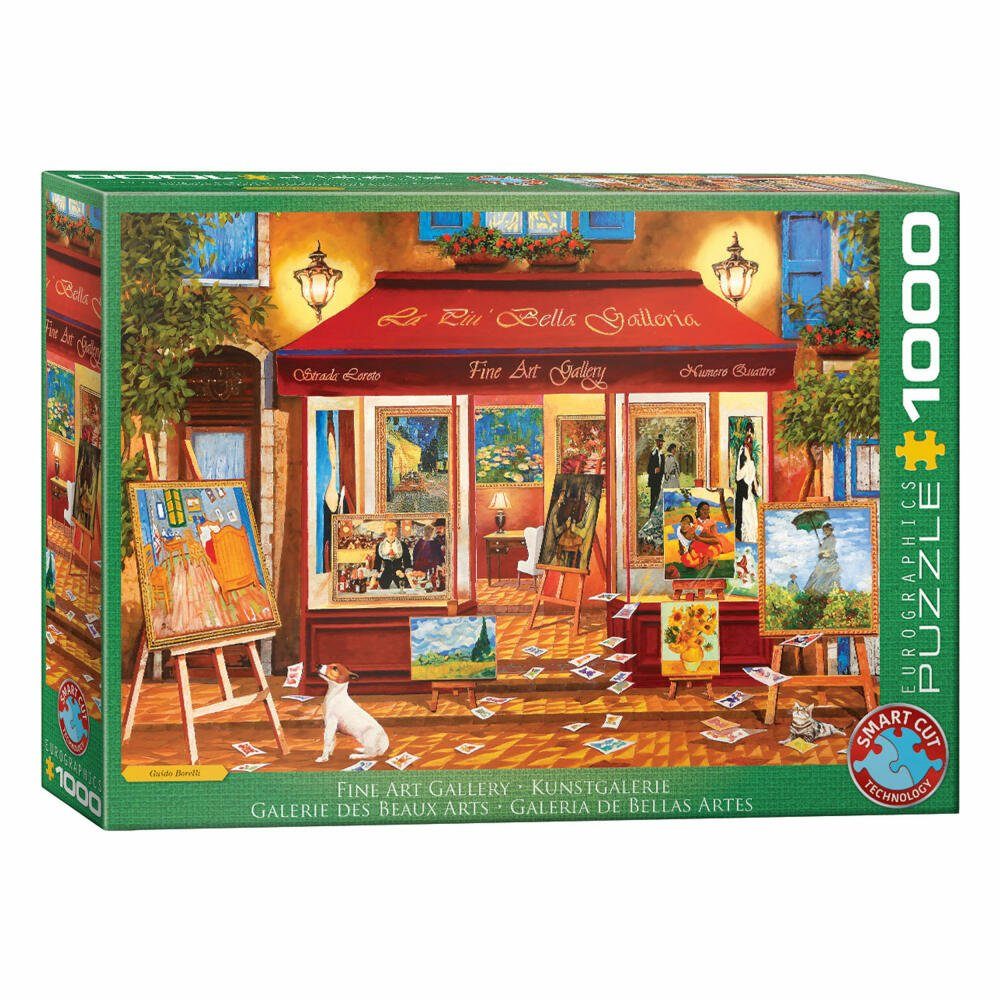 EUROGRAPHICS Puzzle Kunstgalerie, 1000 Puzzleteile