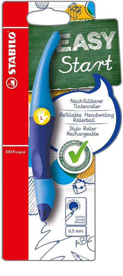 STABILO Tintenroller STABILO® Easy Tintenroller Linkshänder blau
