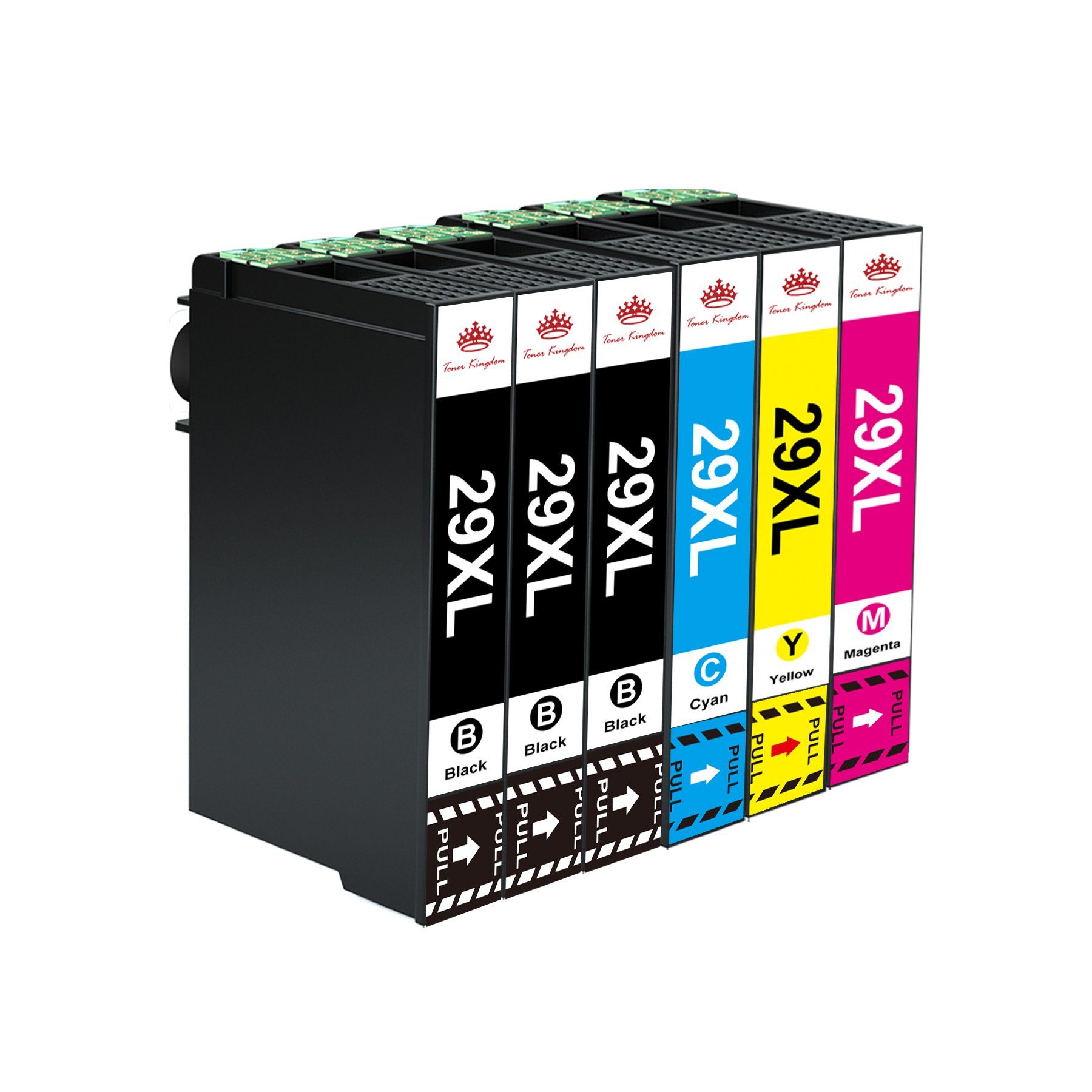 Toner Kingdom 6er-pack für EPSON 29XL Multipack Tintenpatrone (Expression  Home XP-352 XP-342 XP-235 XP-335 XP-345 XP-355, XP-332 XP-455 XP-245 XP-442  XP-435)
