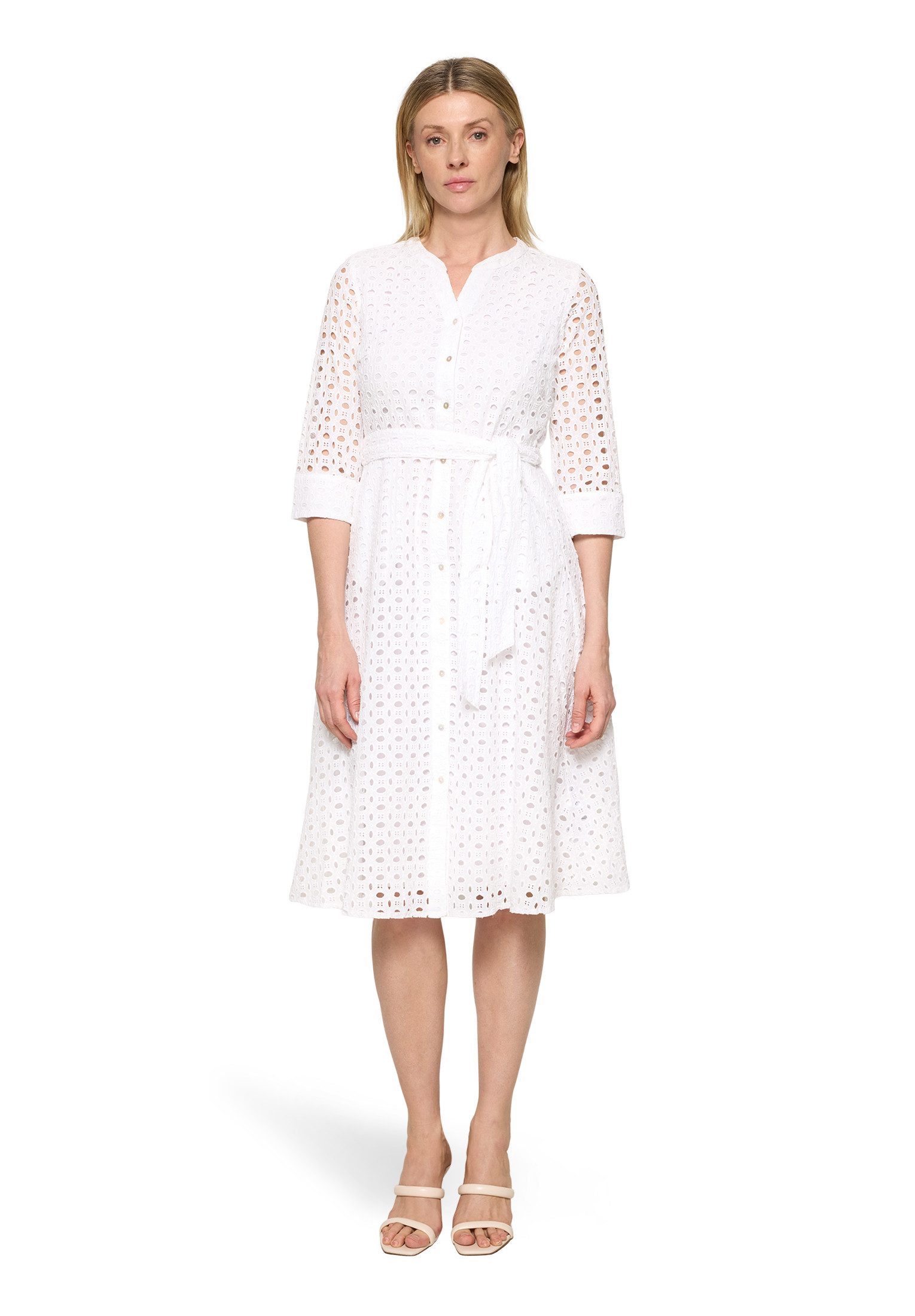 Betty&Co Hemdblusenkleid Damen mit Bindegürtel