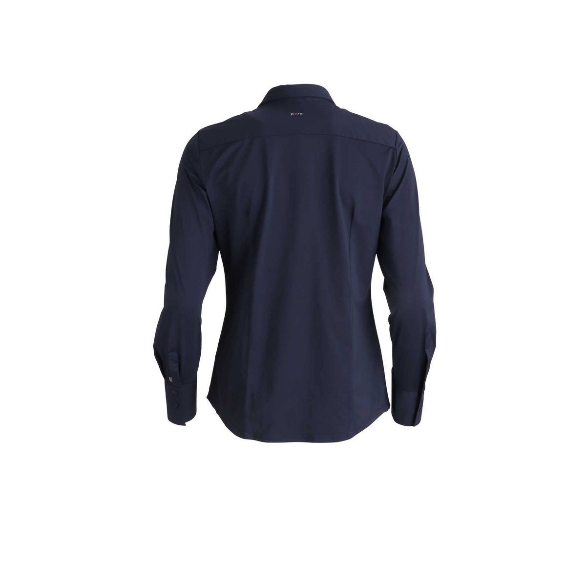 Hatico (1-tlg) marineblau Pure Blusenshirt