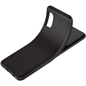 CoolGadget Handyhülle Black Series Handy Hülle für Huawei P40 6,1 Zoll, Edle Silikon Schlicht Robust Schutzhülle für Huawei P40 Hülle
